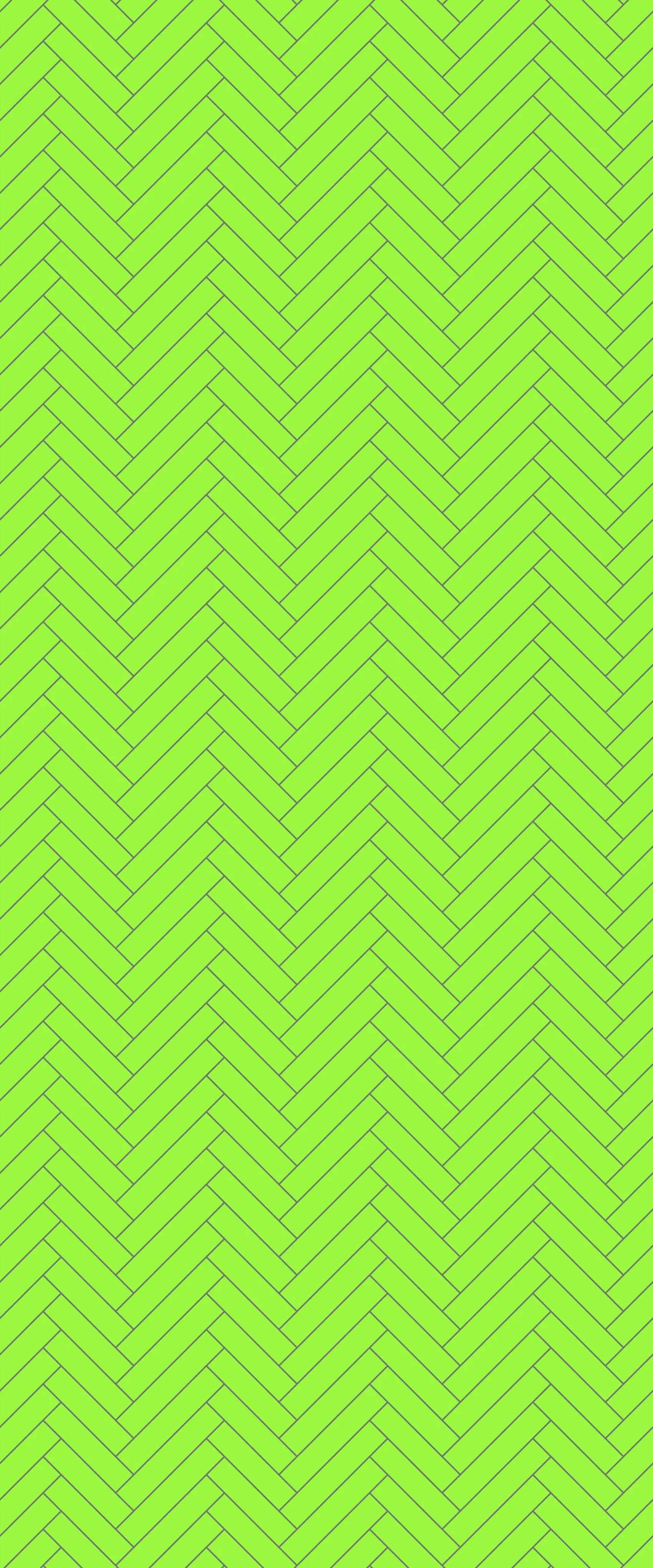 Green Single Herringbone Tile Acrylic Shower Wall Panel 2440mm x 1220mm (3mm Thick)