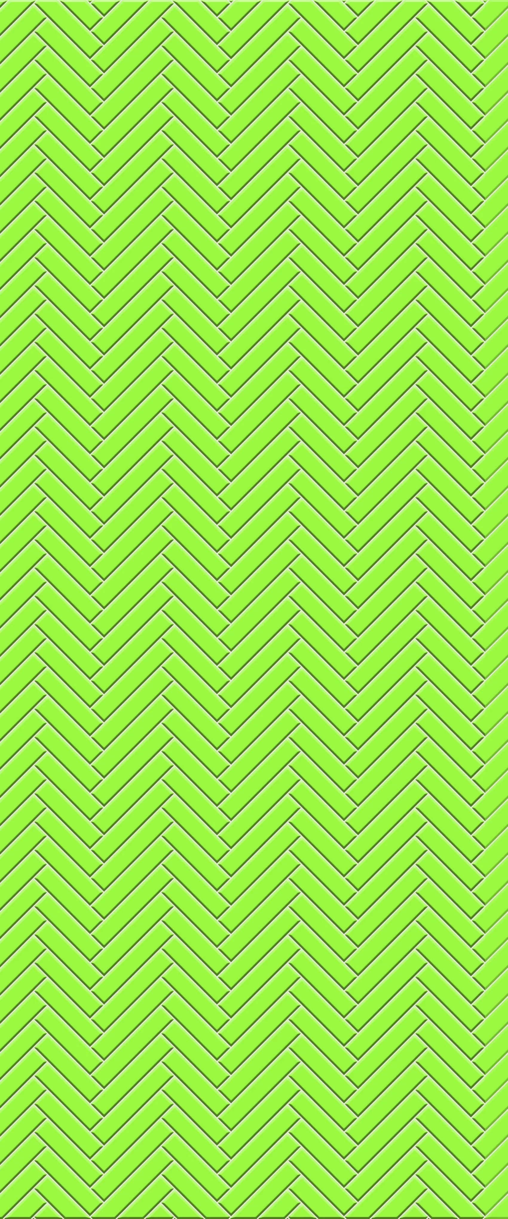 Green Single Herringbone Tile Acrylic Shower Wall Panel 2440mm x 1220mm (3mm Thick)