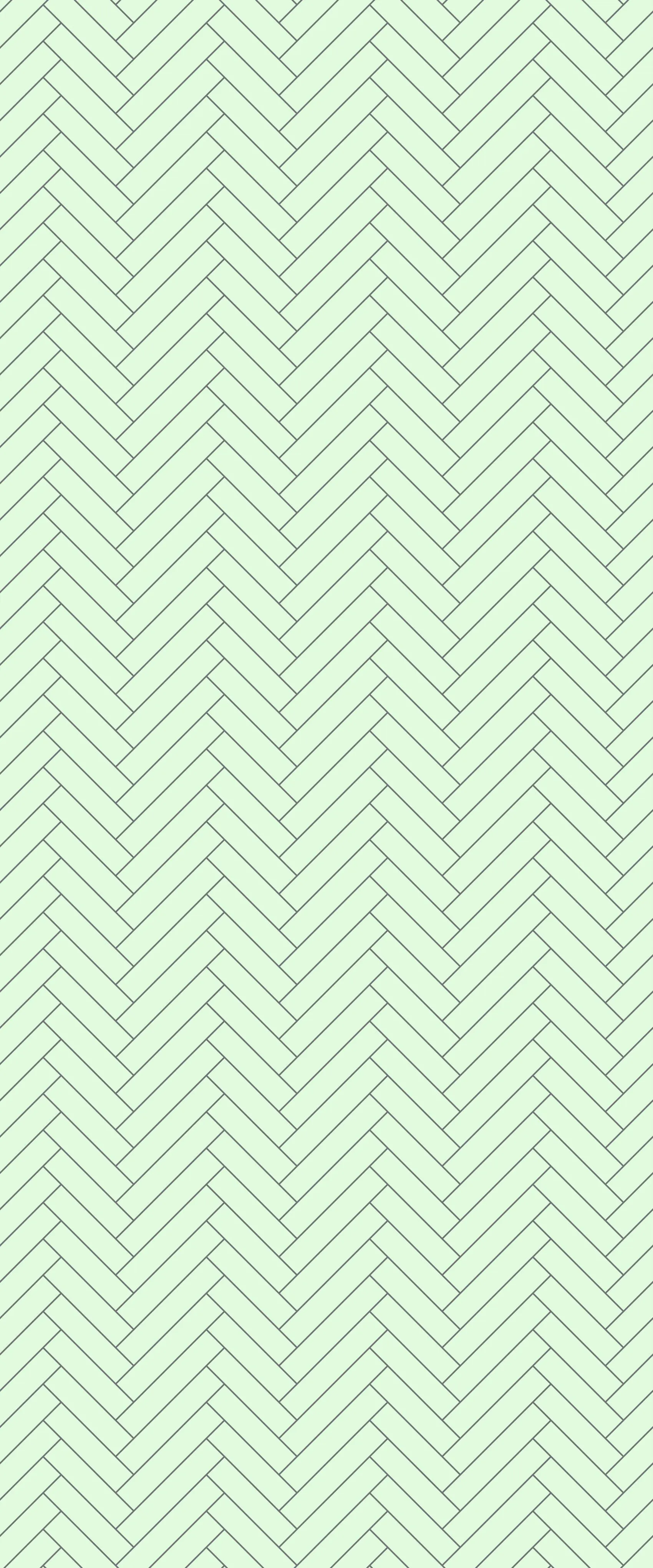 Green Single Herringbone Tile Acrylic Shower Wall Panel 2440mm x 1220mm (3mm Thick)