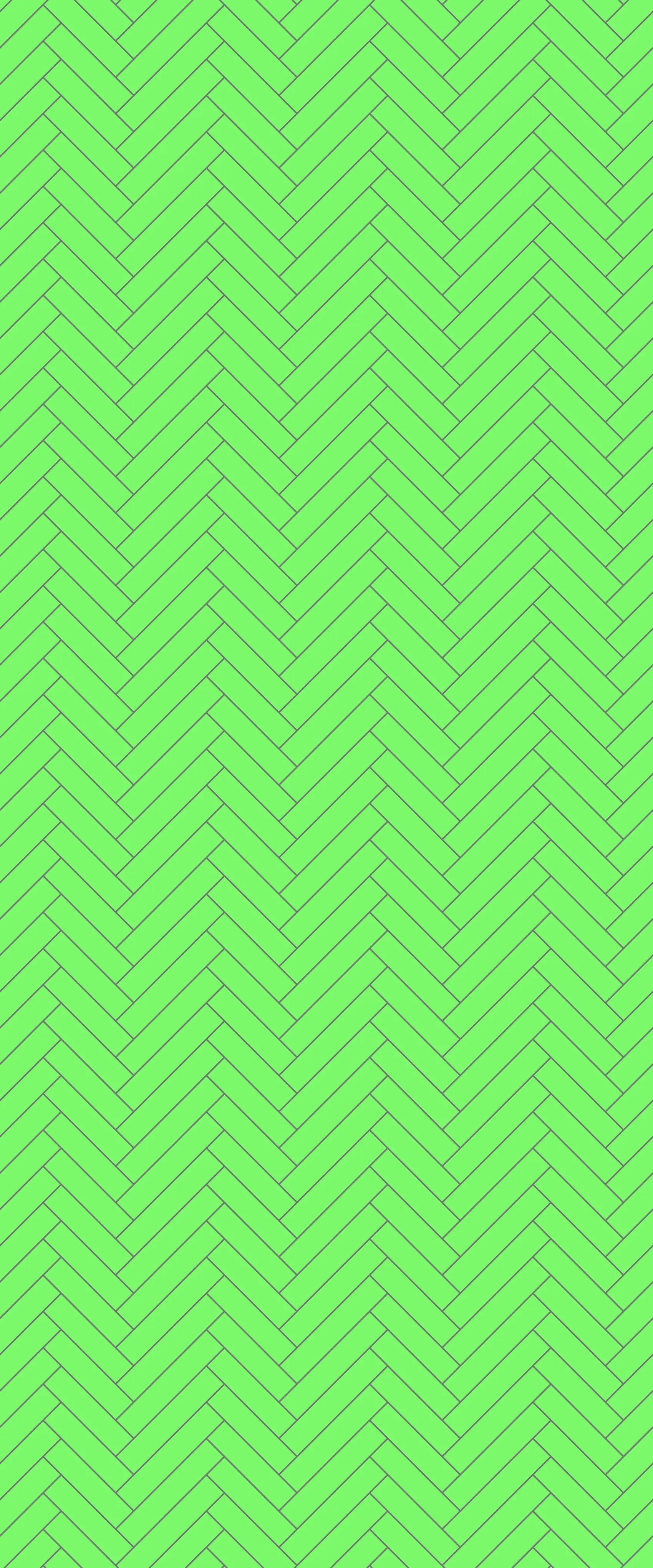 Green Single Herringbone Tile Acrylic Shower Wall Panel 2440mm x 1220mm (3mm Thick)