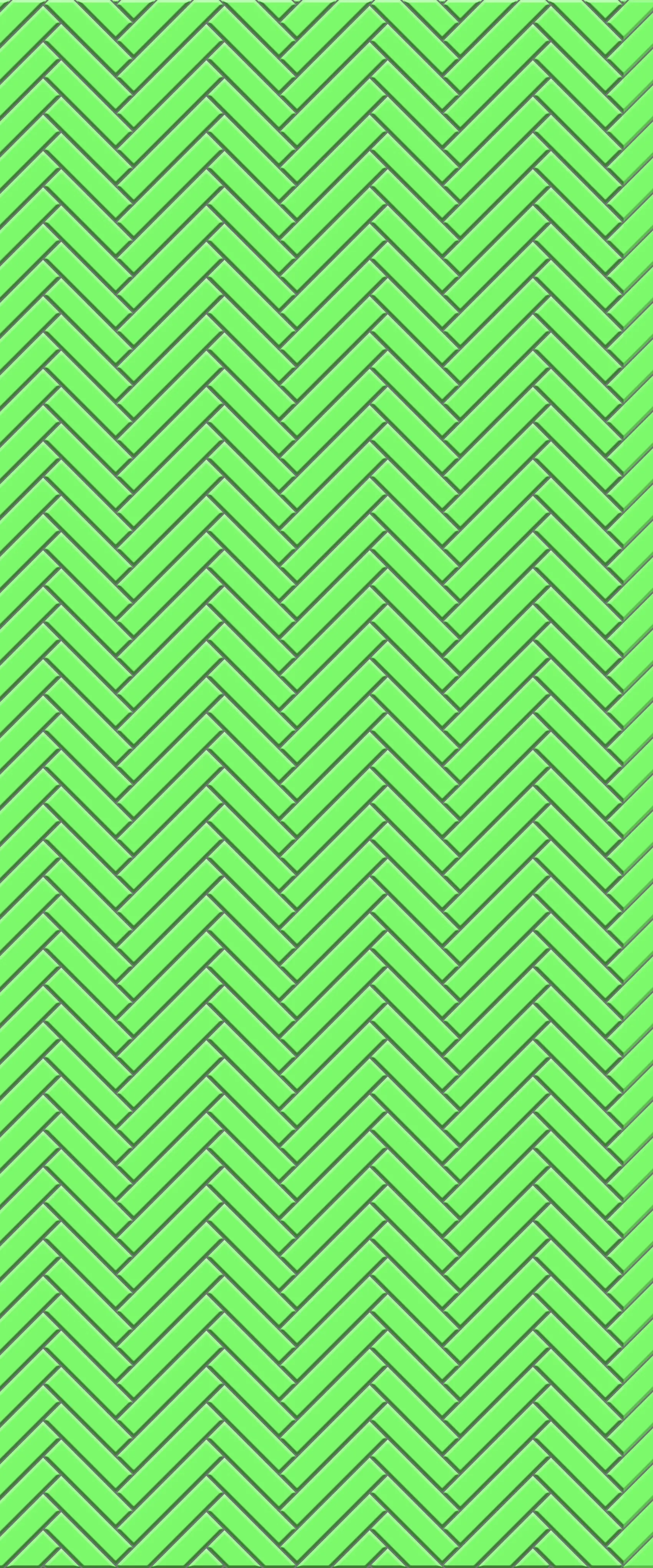 Green Single Herringbone Tile Acrylic Shower Wall Panel 2440mm x 1220mm (3mm Thick)