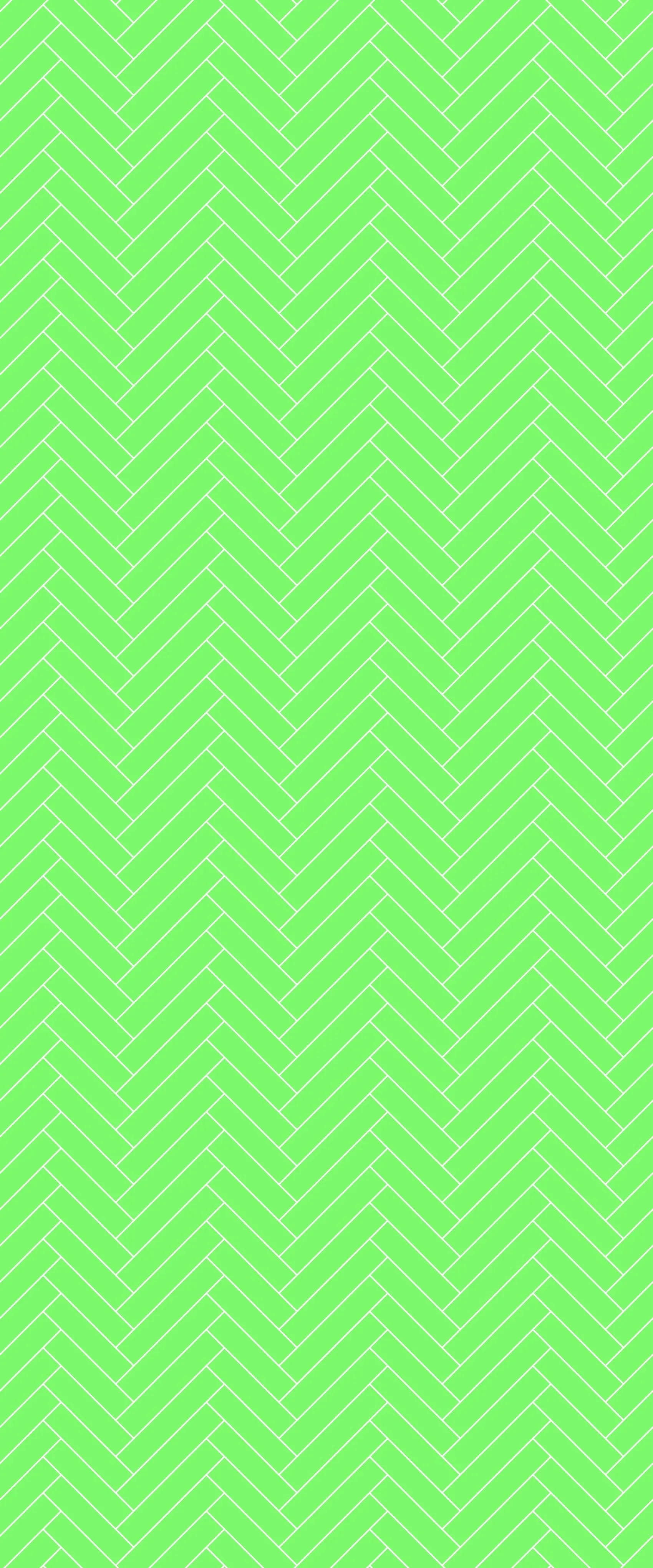 Green Single Herringbone Tile Acrylic Shower Wall Panel 2440mm x 1220mm (3mm Thick)