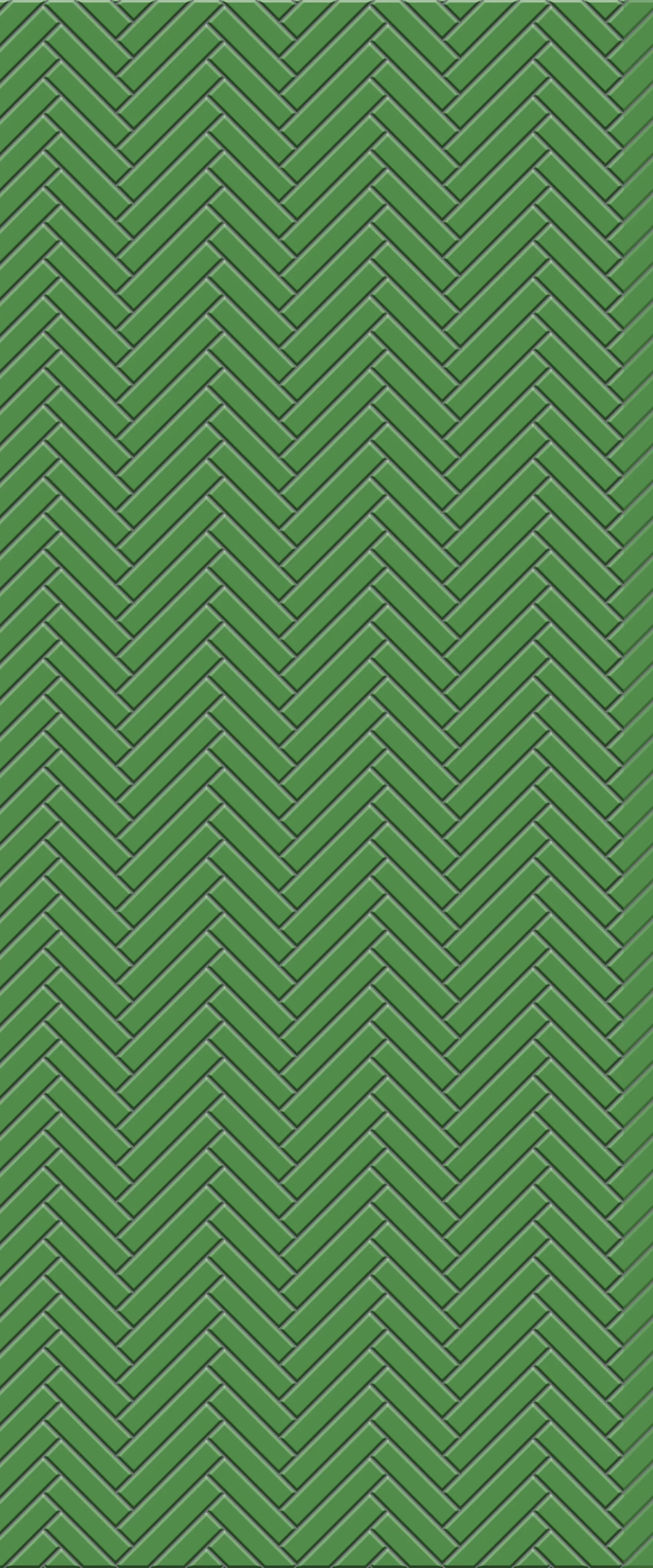Green Single Herringbone Tile Acrylic Shower Wall Panel 2440mm x 1220mm (3mm Thick)