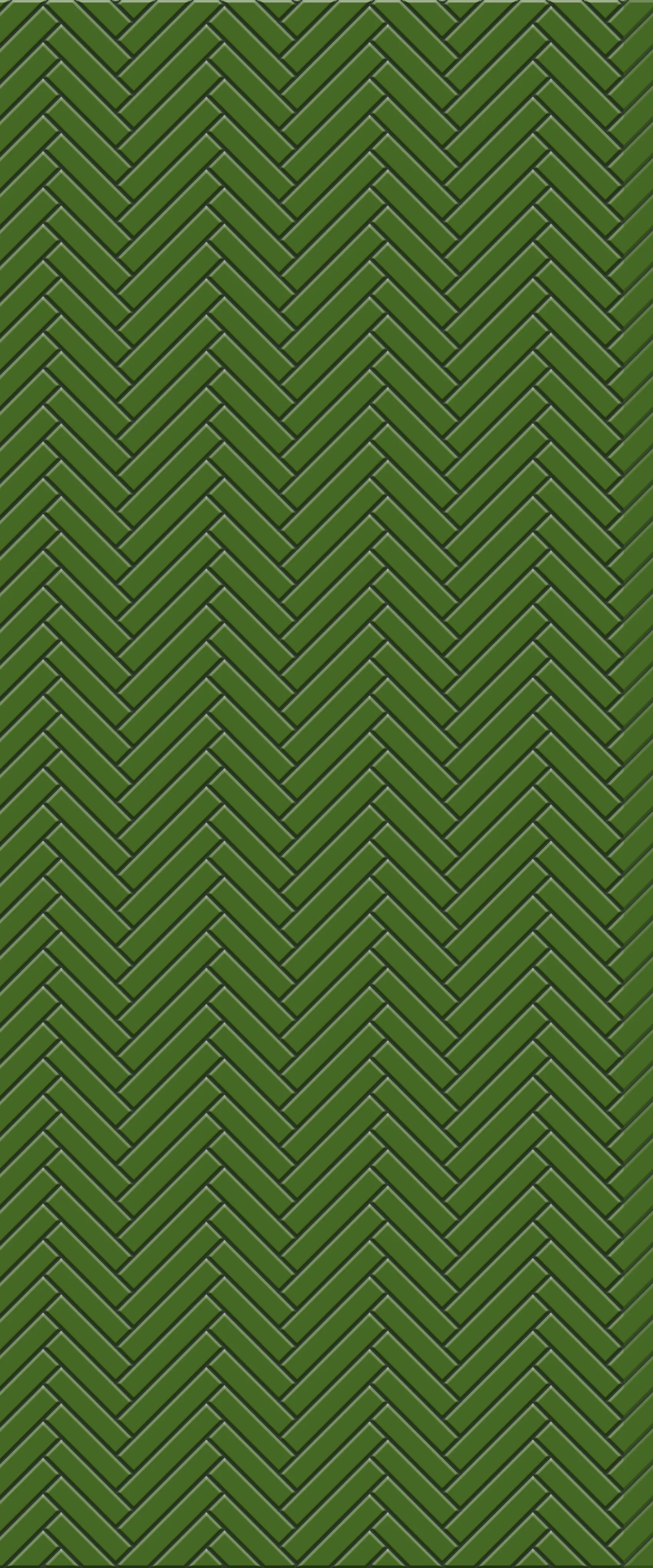Green Single Herringbone Tile Acrylic Shower Wall Panel 2440mm x 1220mm (3mm Thick)