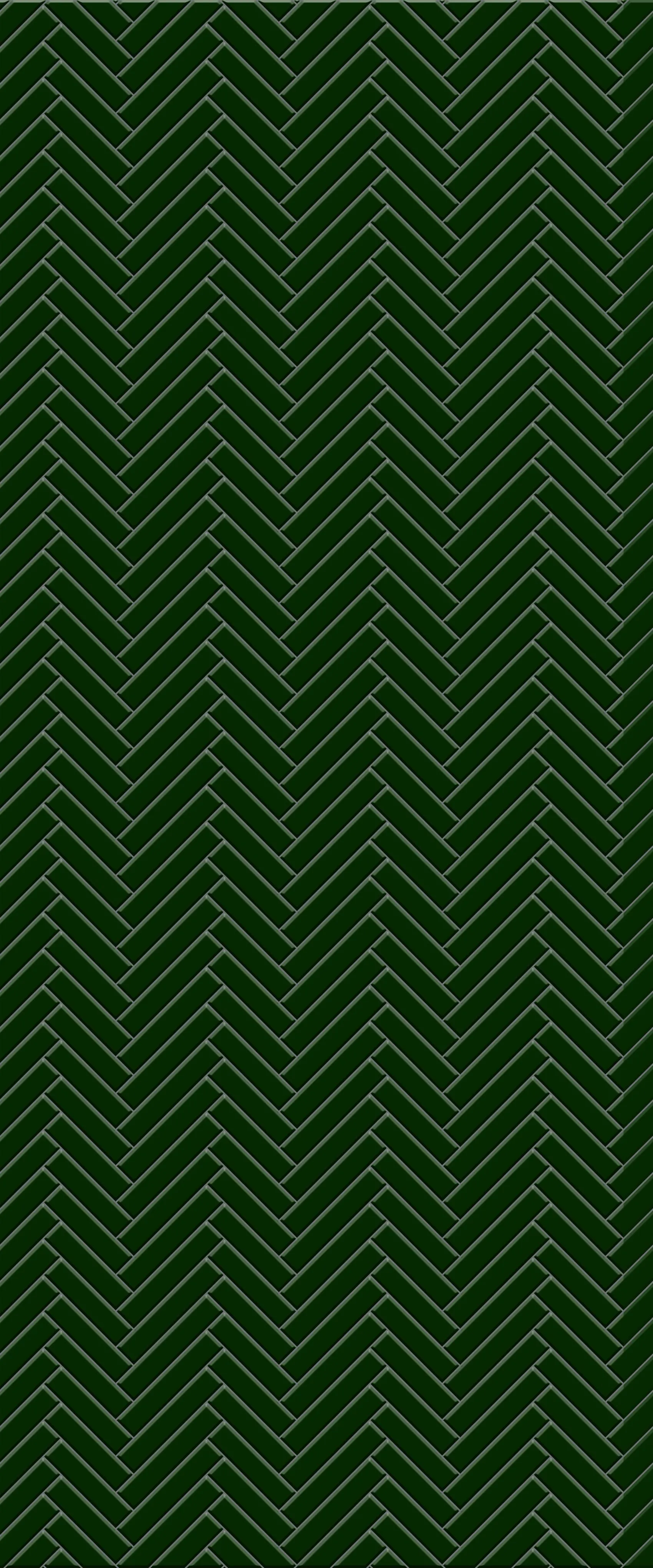 Green Single Herringbone Tile Acrylic Shower Wall Panel 2440mm x 1220mm (3mm Thick)