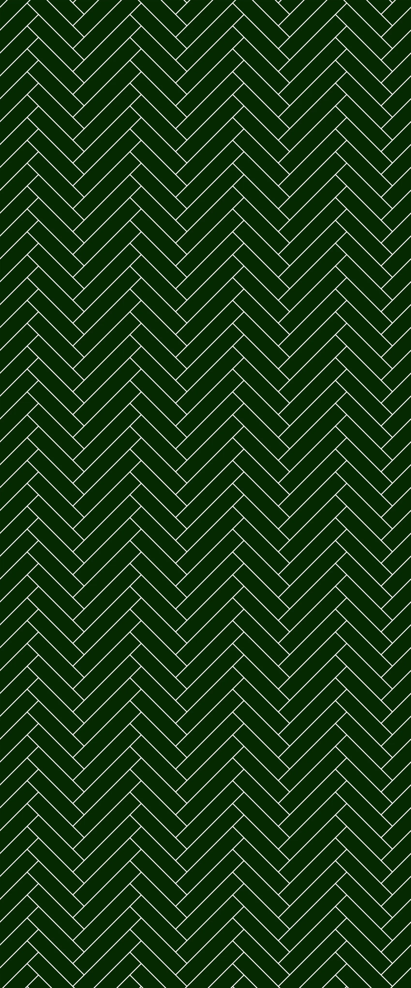 Green Single Herringbone Tile Acrylic Shower Wall Panel 2440mm x 1220mm (3mm Thick)