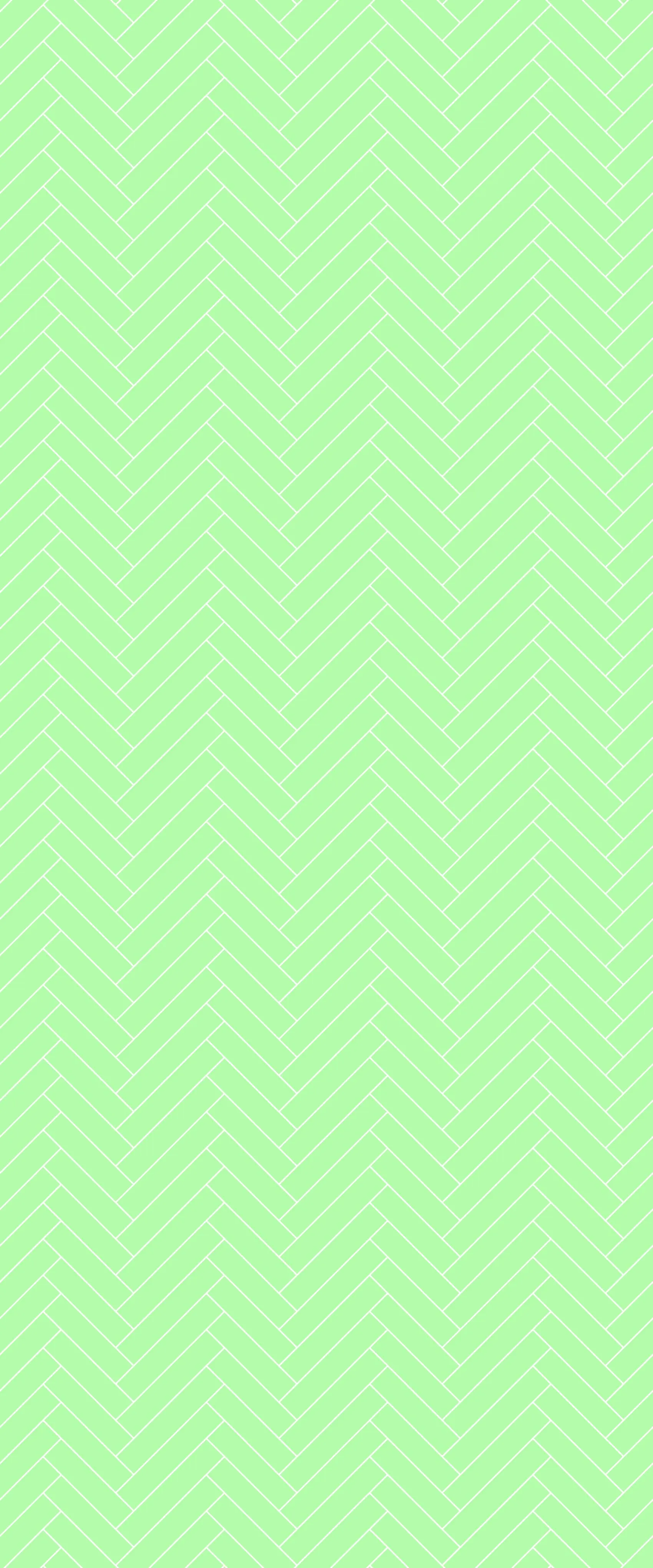 Green Single Herringbone Tile Acrylic Shower Wall Panel 2440mm x 1220mm (3mm Thick)
