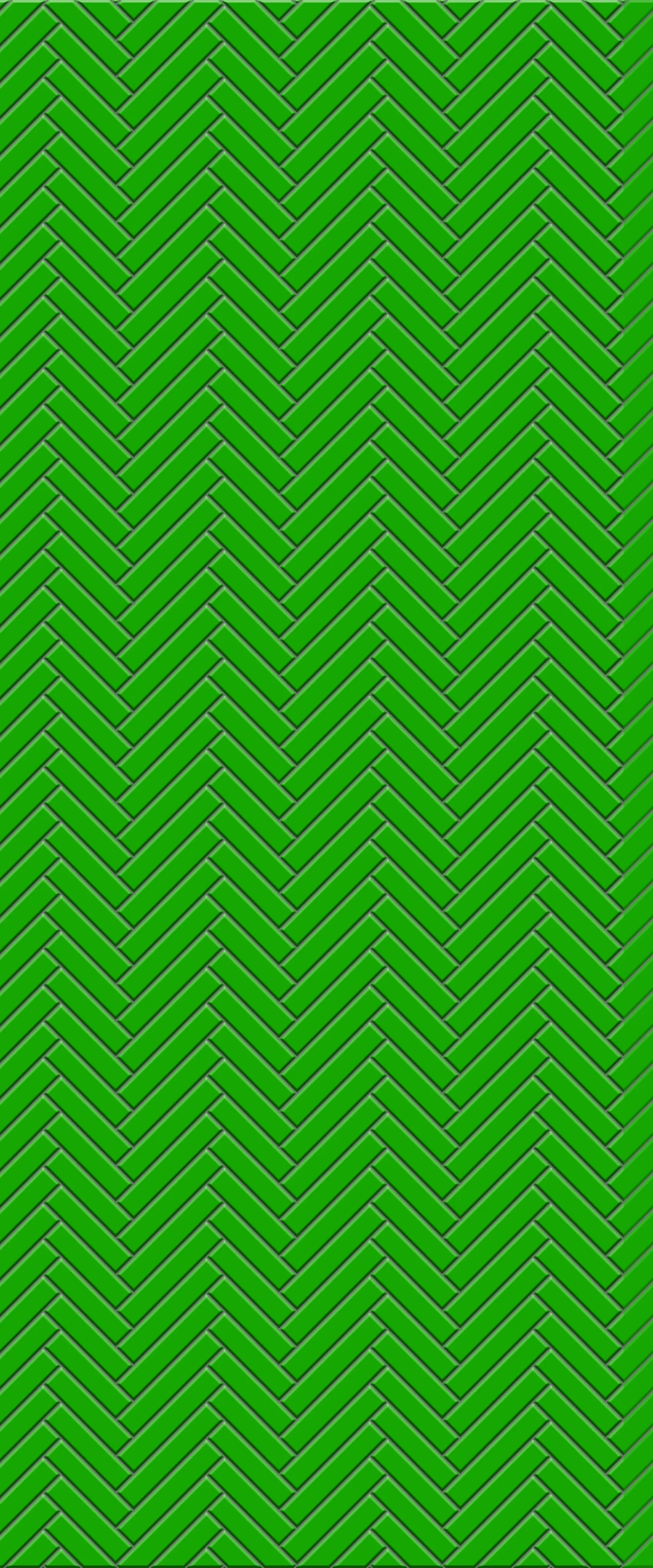 Green Single Herringbone Tile Acrylic Shower Wall Panel 2440mm x 1220mm (3mm Thick)