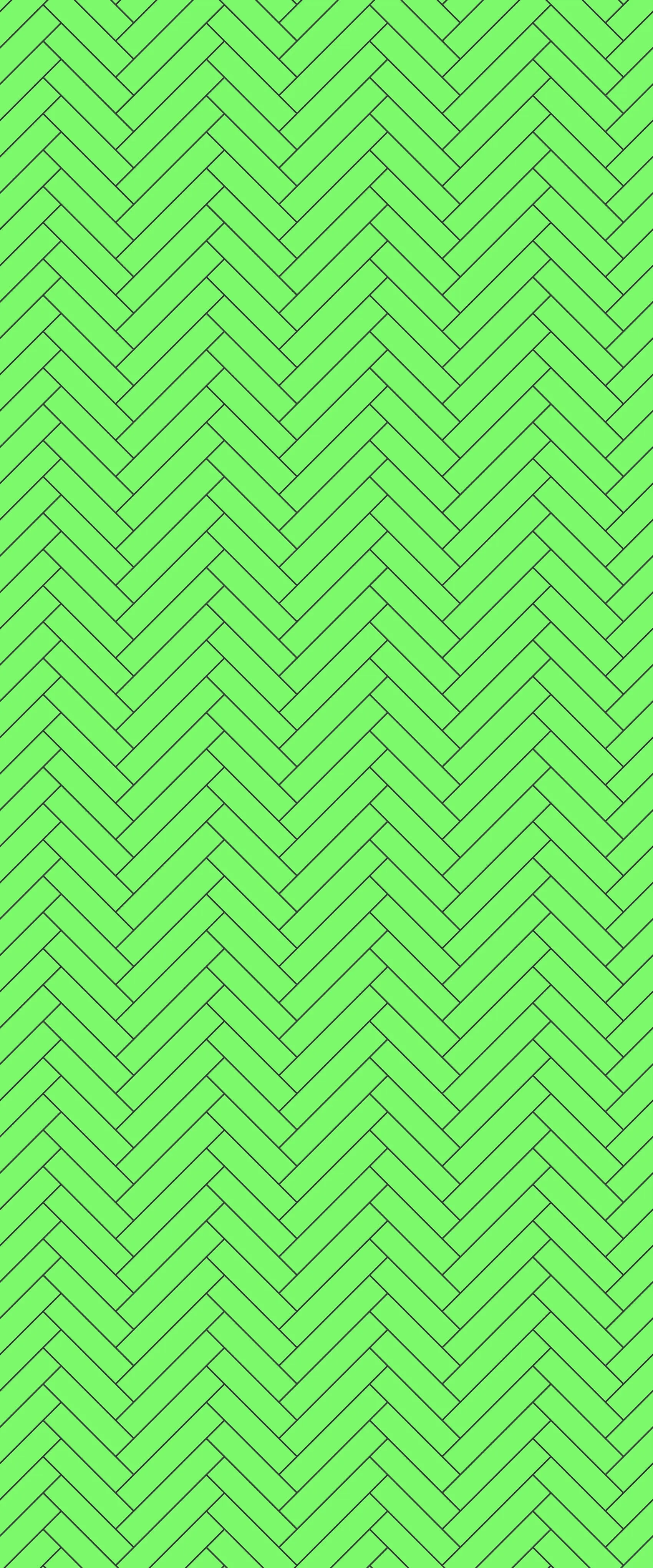 Green Single Herringbone Tile Acrylic Shower Wall Panel 2440mm x 1220mm (3mm Thick)