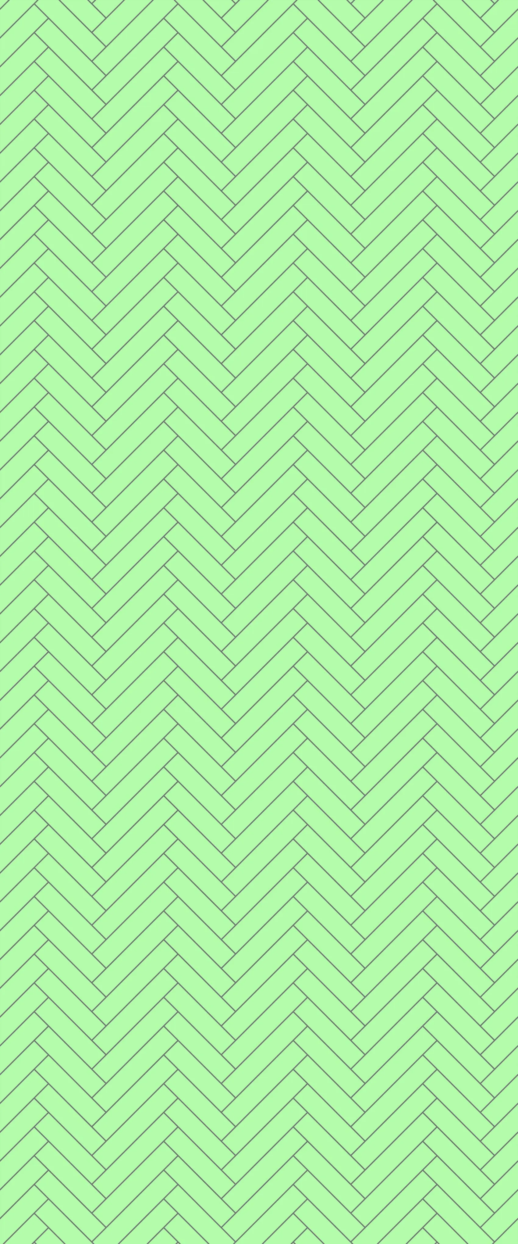 Green Single Herringbone Tile Acrylic Shower Wall Panel 2440mm x 1220mm (3mm Thick)