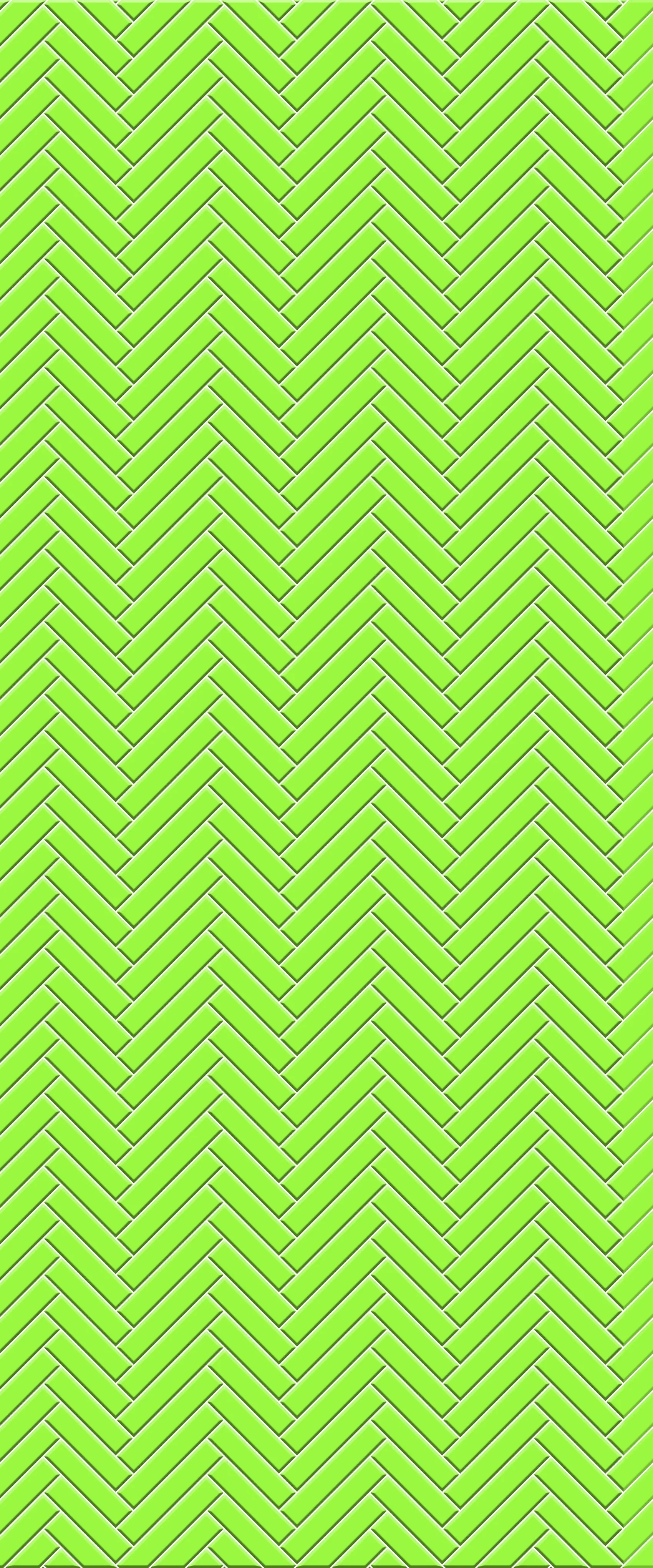 Green Single Herringbone Tile Acrylic Shower Wall Panel 2440mm x 1220mm (3mm Thick)
