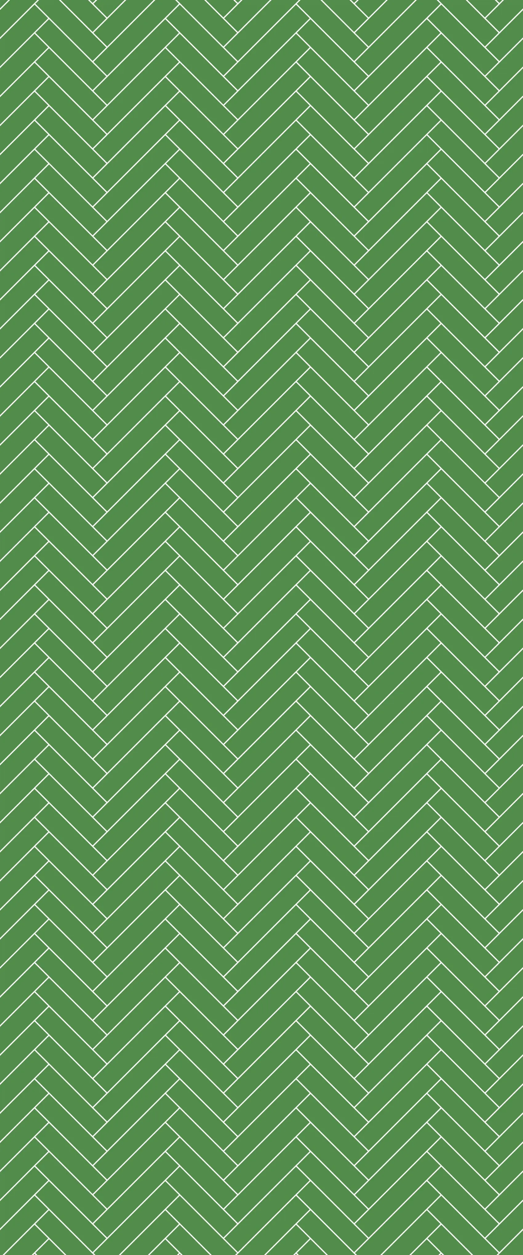 Green Single Herringbone Tile Acrylic Shower Wall Panel 2440mm x 1220mm (3mm Thick)