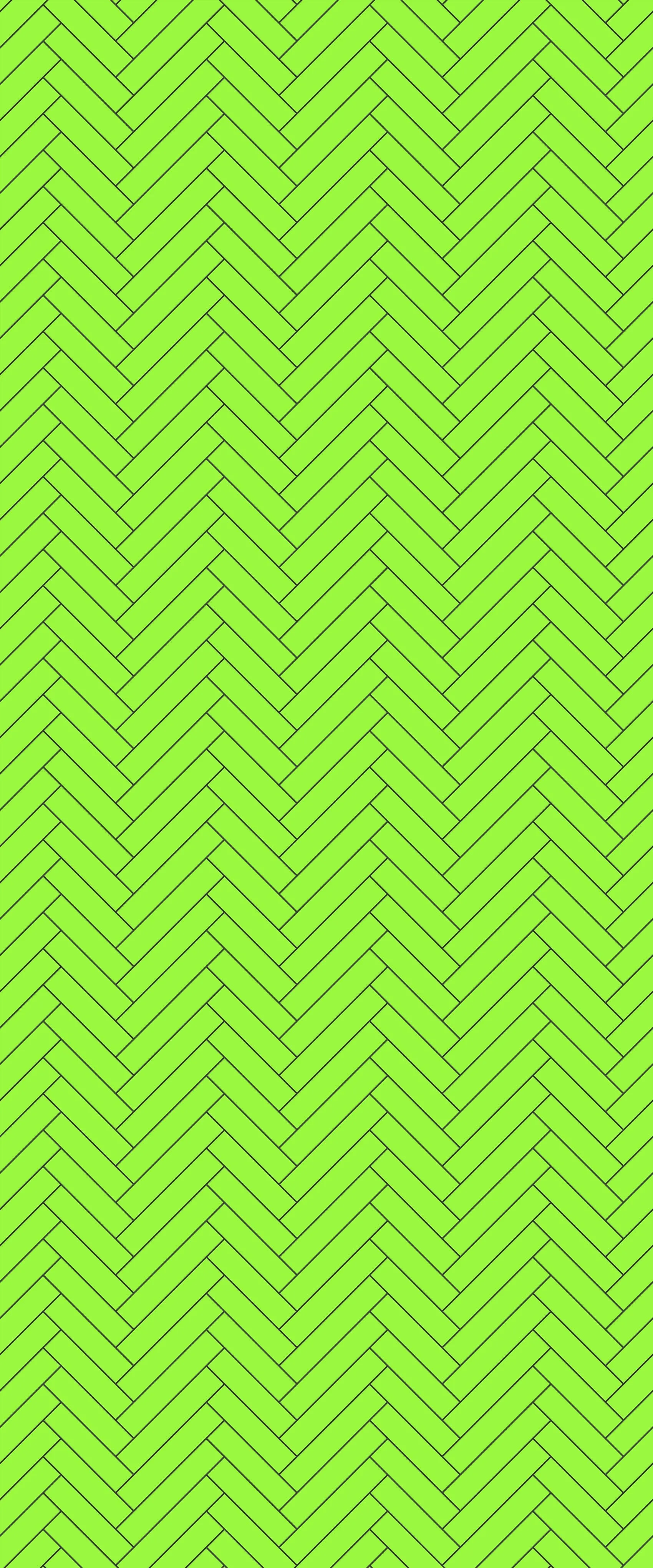 Green Single Herringbone Tile Acrylic Shower Wall Panel 2440mm x 1220mm (3mm Thick)