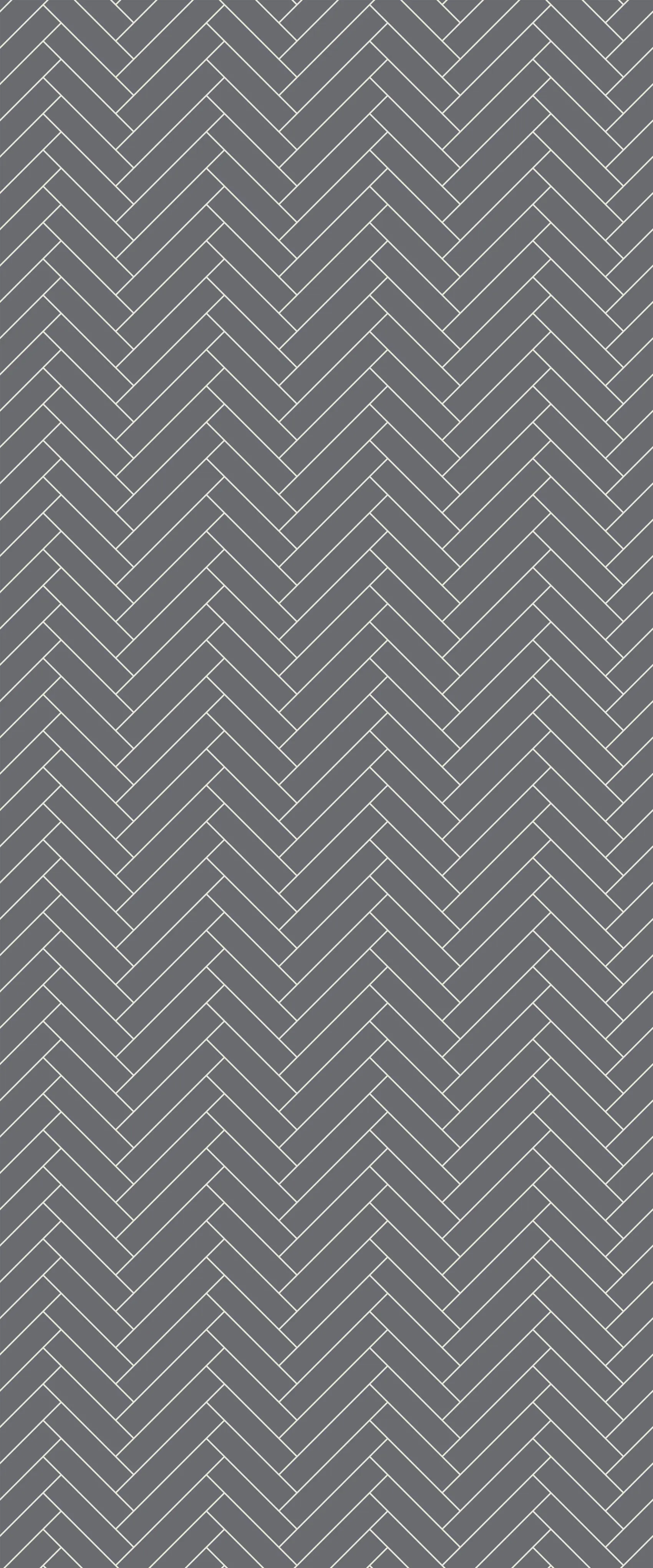 Grey Single Herringbone Tile Acrylic Shower Wall Panel 2440mm x 1220mm (3mm Thick)