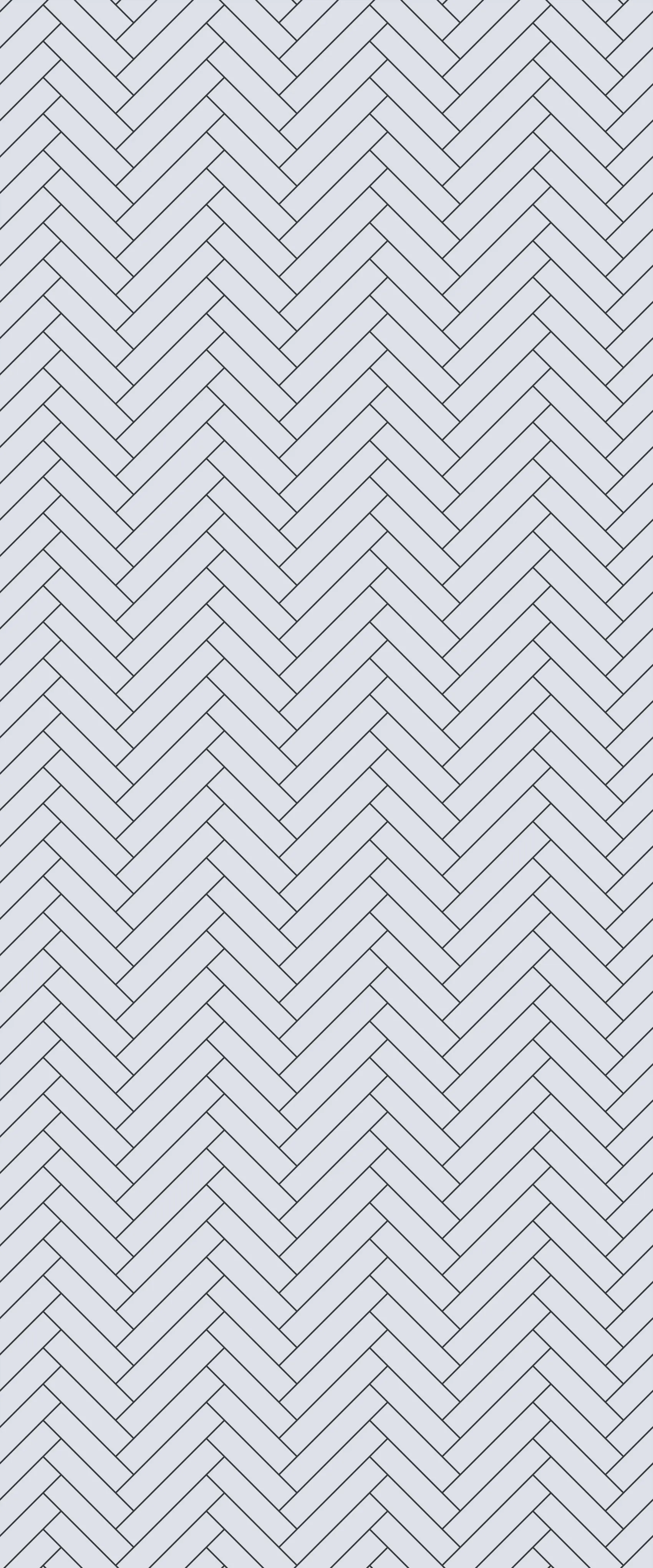 Grey Single Herringbone Tile Acrylic Shower Wall Panel 2440mm x 1220mm (3mm Thick)