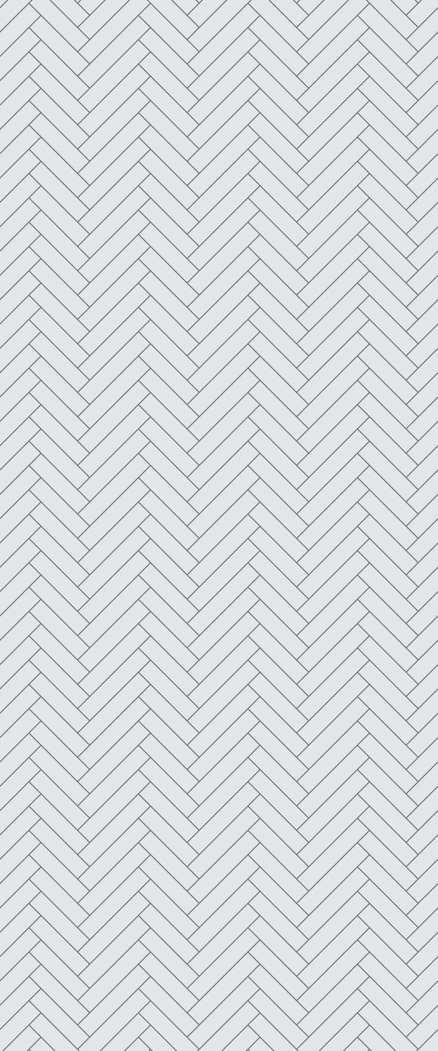 Grey Single Herringbone Tile Acrylic Shower Wall Panel 2440mm x 1220mm (3mm Thick)