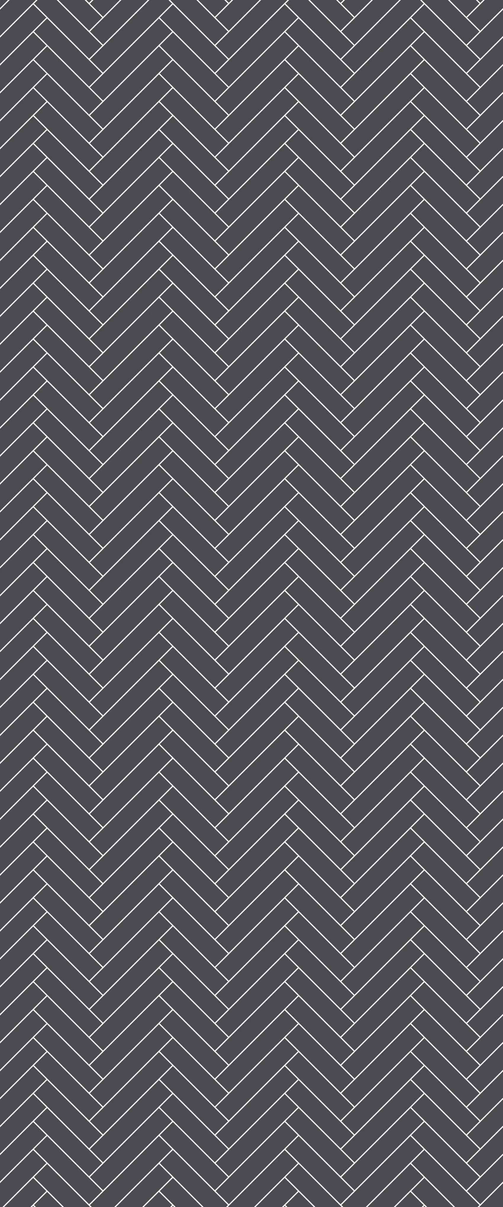 Grey Single Herringbone Tile Acrylic Shower Wall Panel 2440mm x 1220mm (3mm Thick)