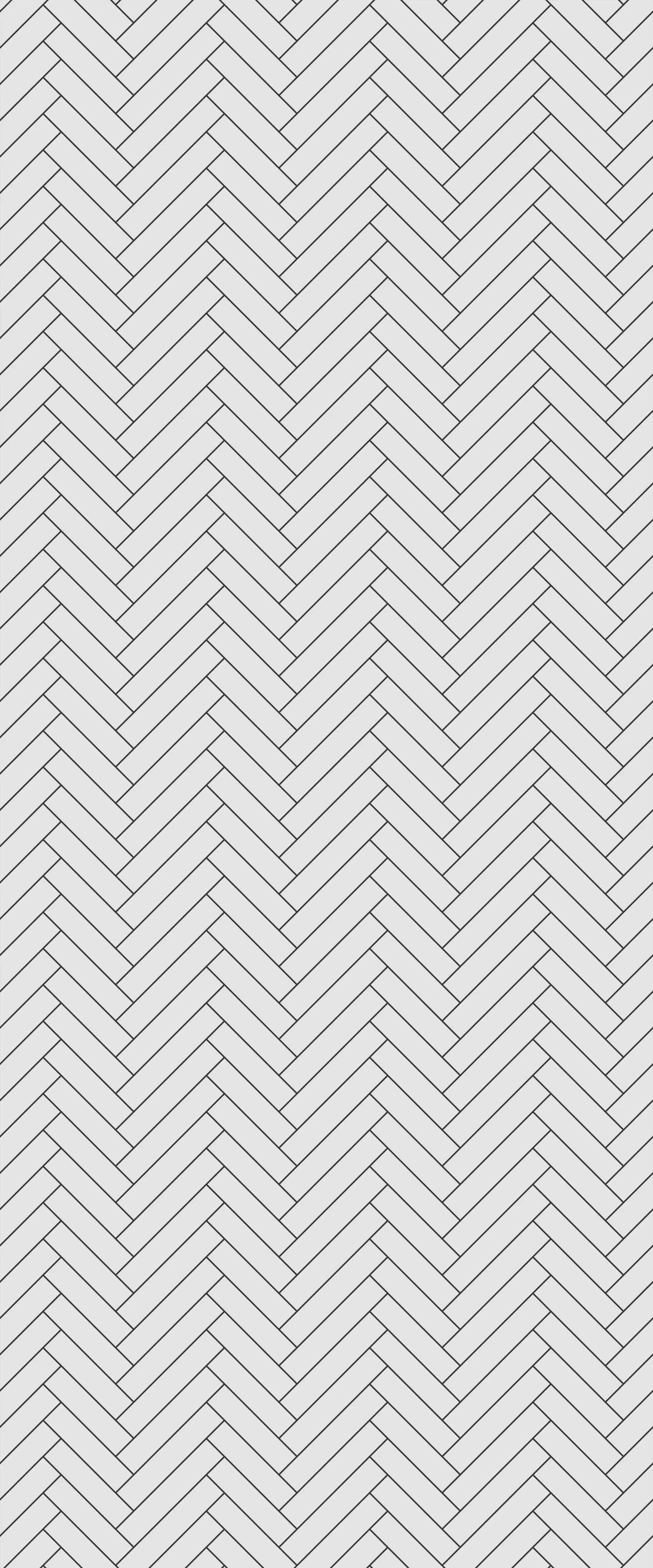 Grey Single Herringbone Tile Acrylic Shower Wall Panel 2440mm x 1220mm (3mm Thick)