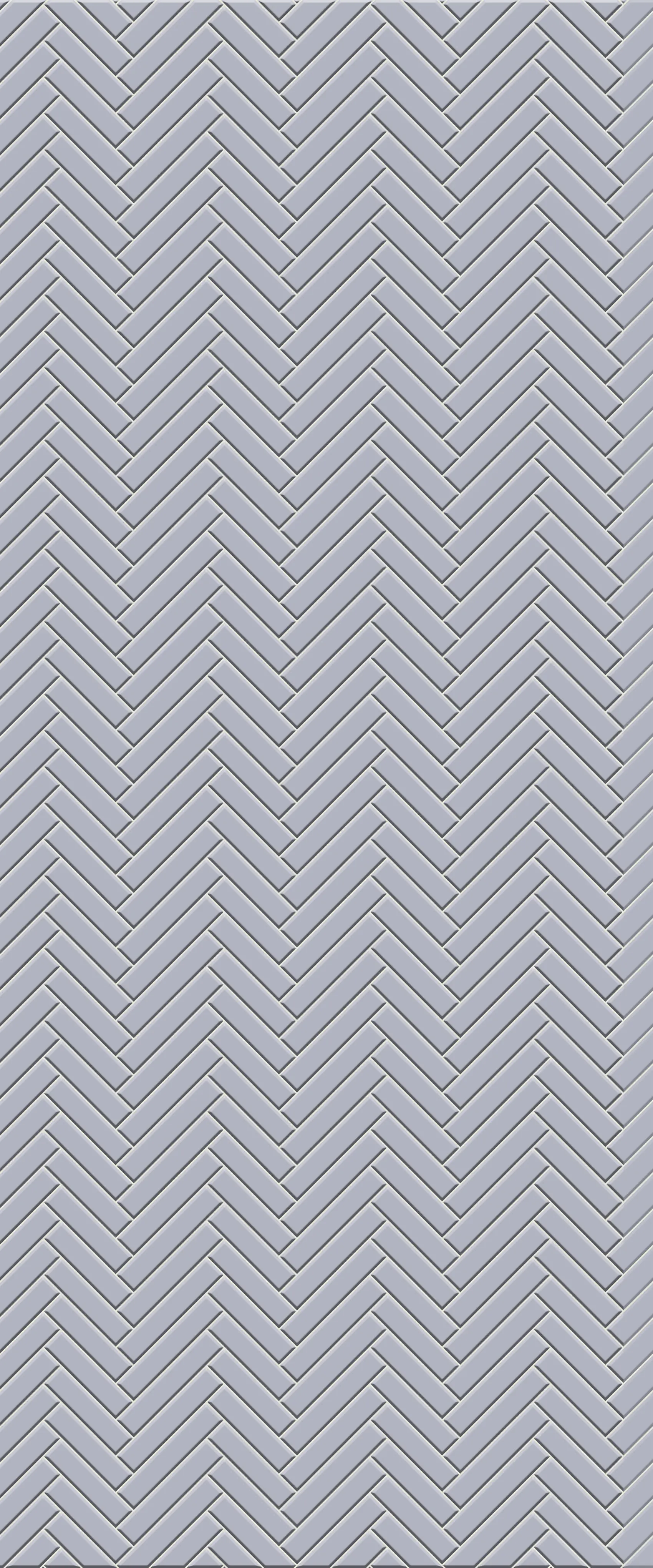 Grey Single Herringbone Tile Acrylic Shower Wall Panel 2440mm x 1220mm (3mm Thick)