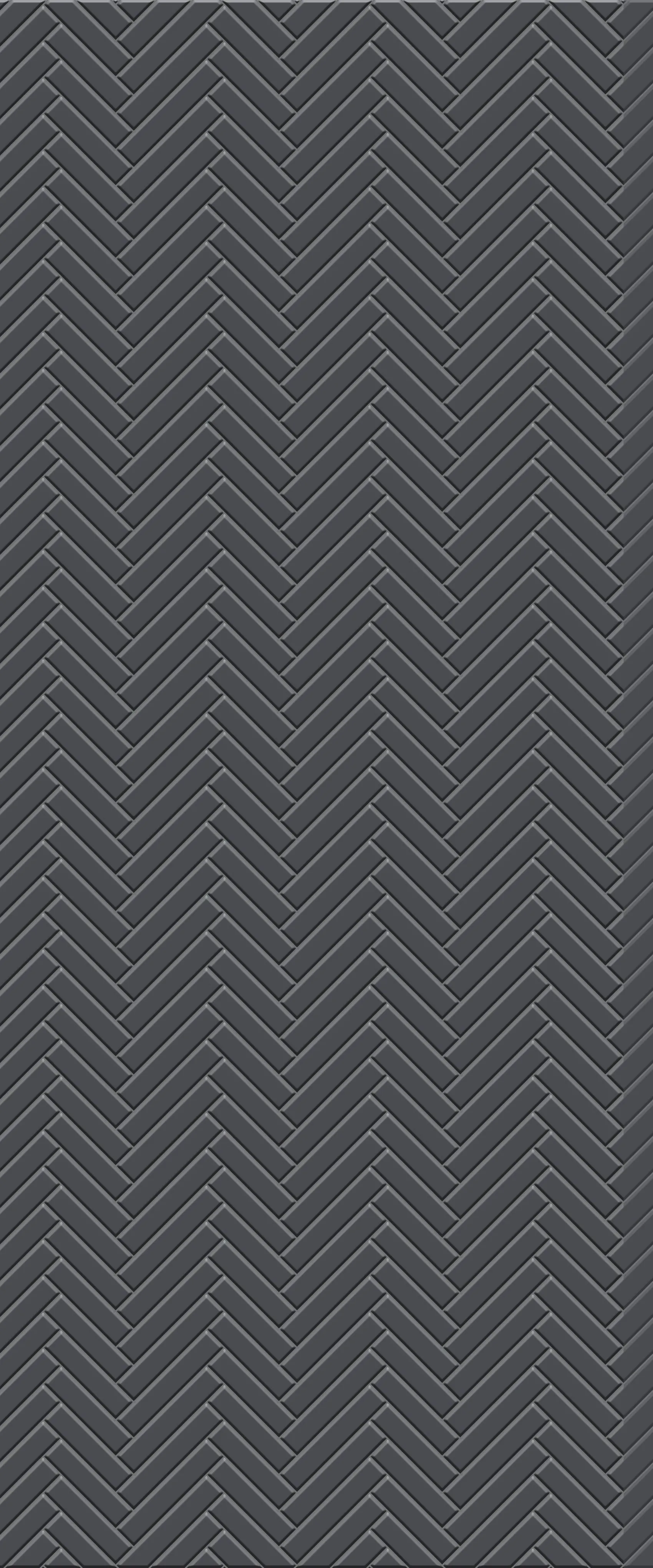 Grey Single Herringbone Tile Acrylic Shower Wall Panel 2440mm x 1220mm (3mm Thick)