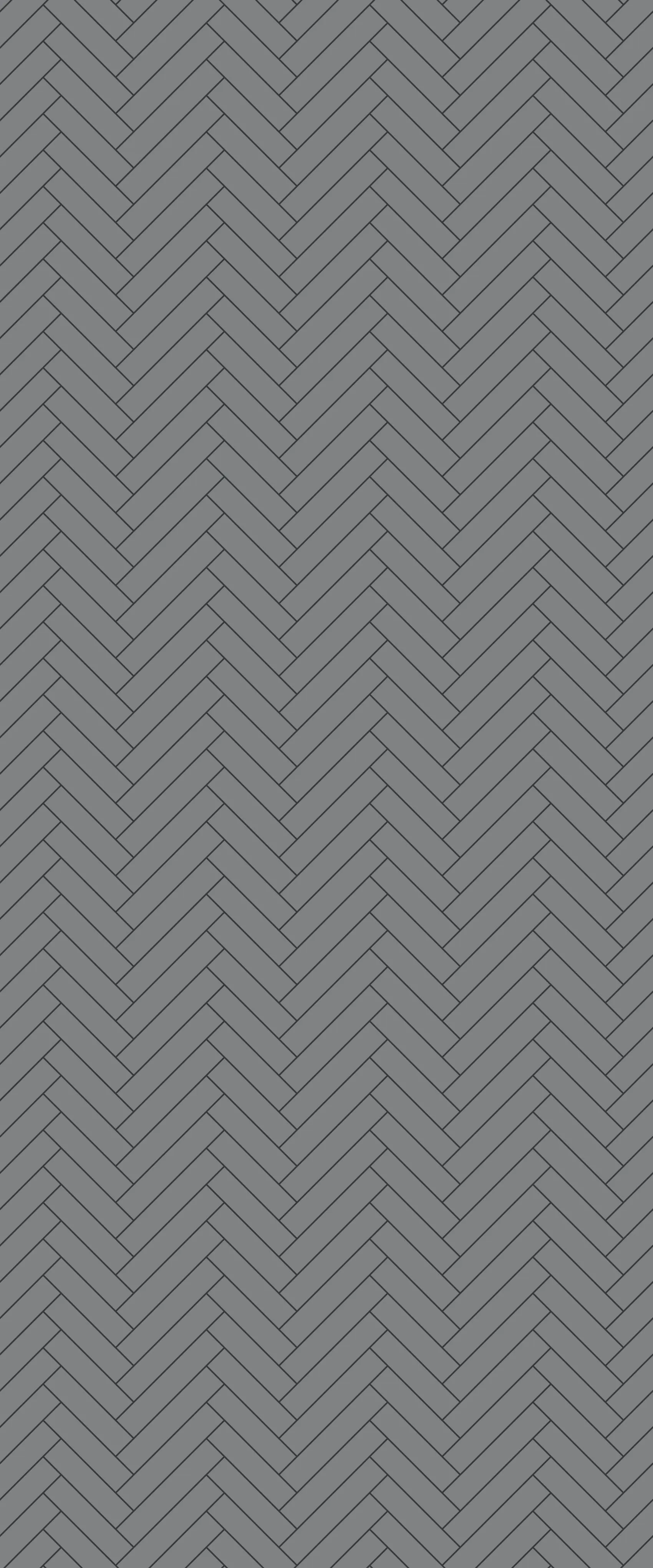 Grey Single Herringbone Tile Acrylic Shower Wall Panel 2440mm x 1220mm (3mm Thick)