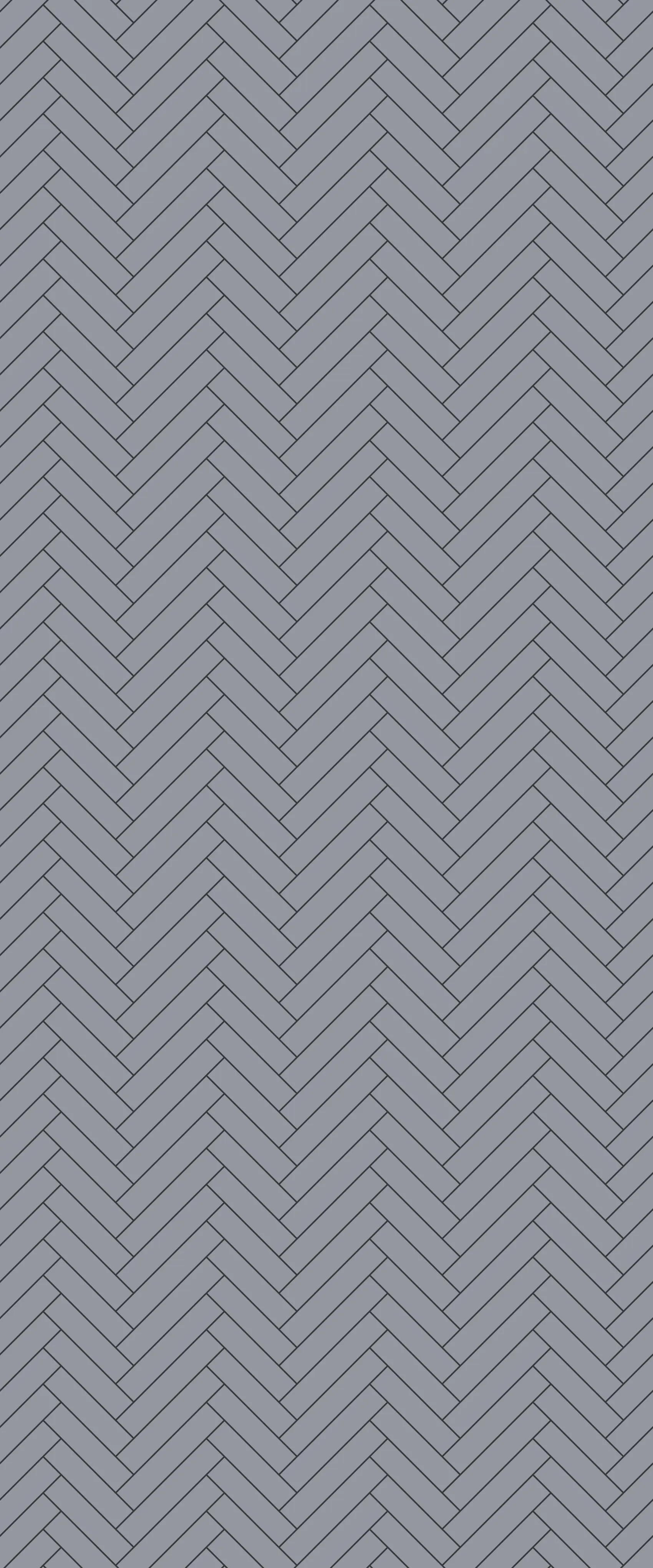Grey Single Herringbone Tile Acrylic Shower Wall Panel 2440mm x 1220mm (3mm Thick)