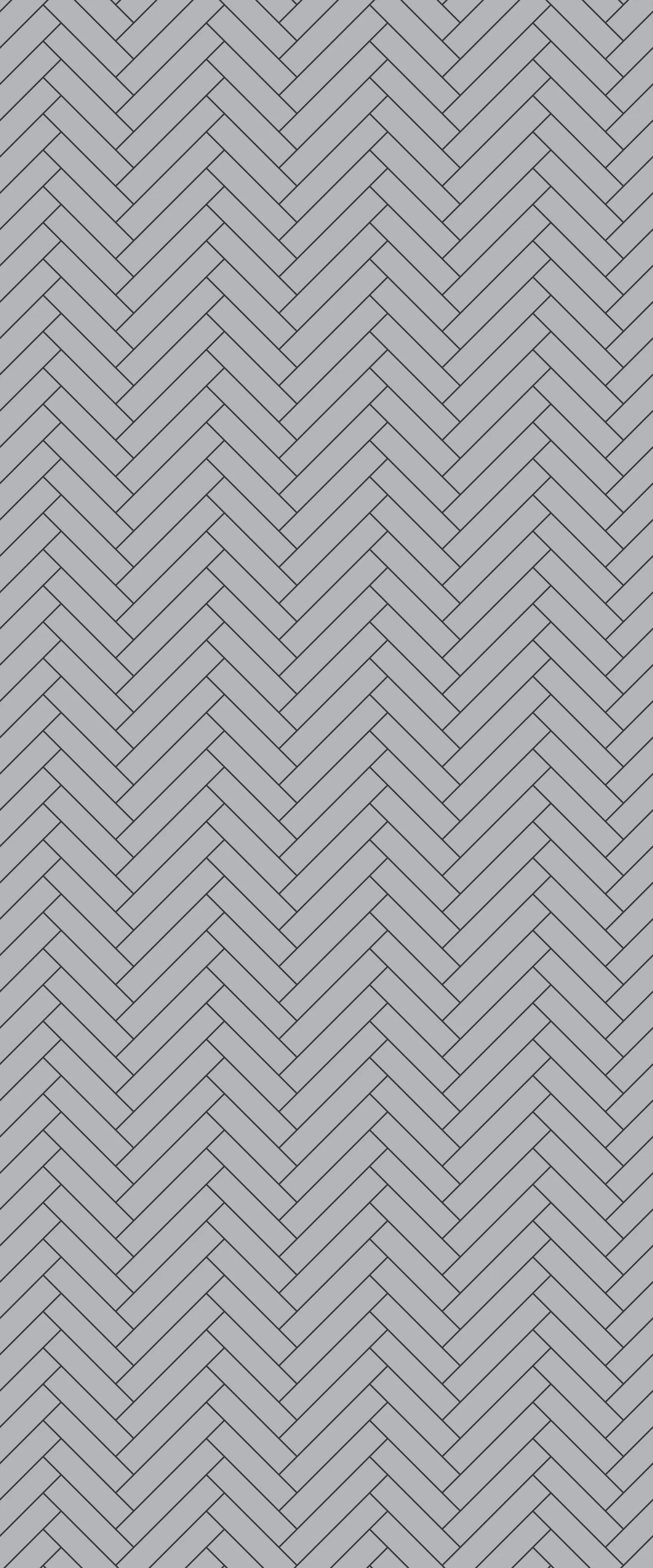 Grey Single Herringbone Tile Acrylic Shower Wall Panel 2440mm x 1220mm (3mm Thick)