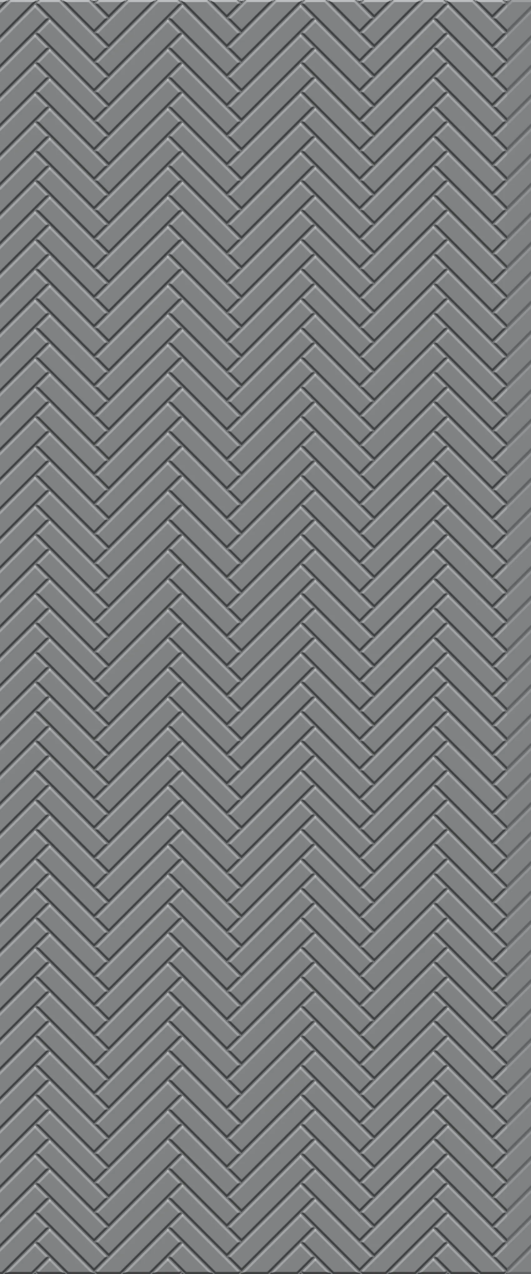 Grey Single Herringbone Tile Acrylic Shower Wall Panel 2440mm x 1220mm (3mm Thick)
