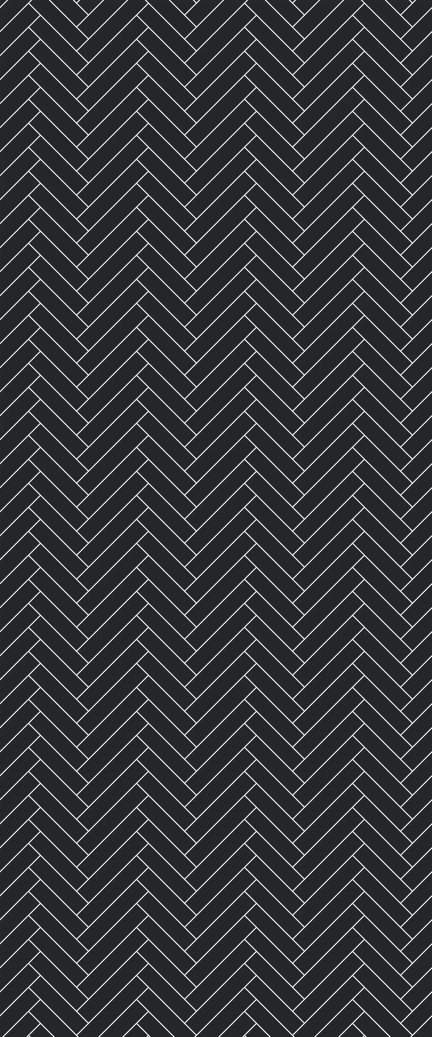 Grey Single Herringbone Tile Acrylic Shower Wall Panel 2440mm x 1220mm (3mm Thick)