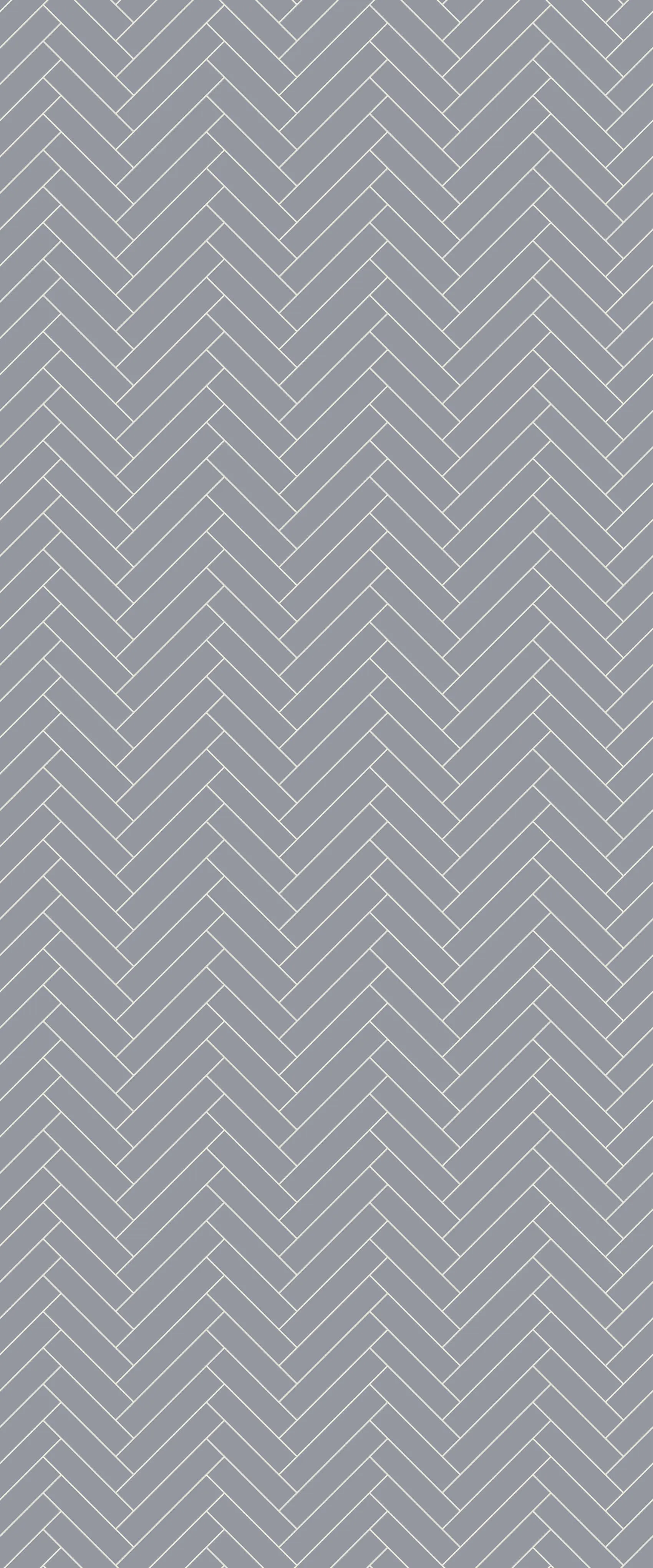 Grey Single Herringbone Tile Acrylic Shower Wall Panel 2440mm x 1220mm (3mm Thick)