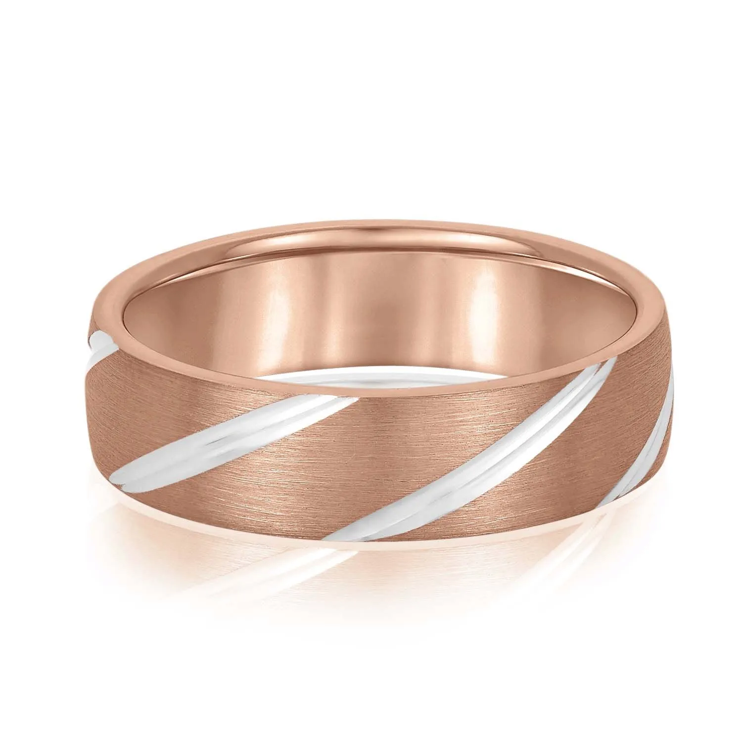 Grooves Engraved Men's Wedding Band