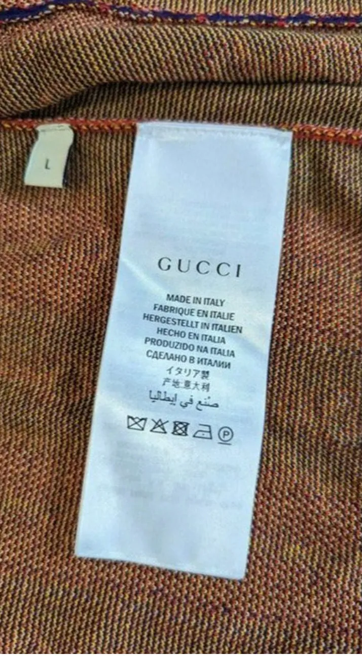 Gucci V-Neck Horsebit Chain Knit Cardigan
