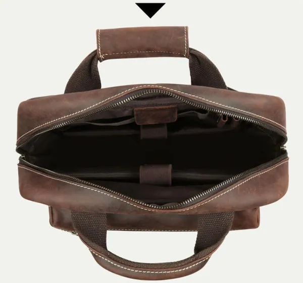 Handmade Mens Leather Backpack, Vintage Backpacks for Men, Designer Backpacks