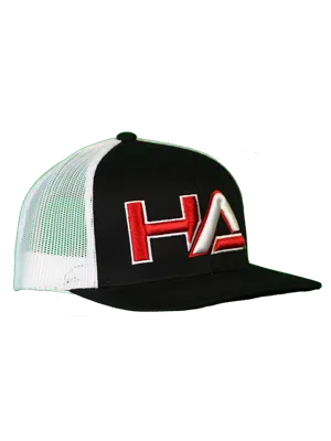 Haterz HA Logo Hat (Black/White, Red/White)