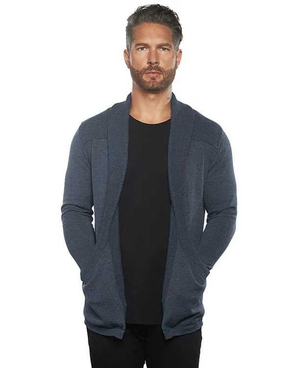 Hellohobot - Men's Slim Cardigans With Bags