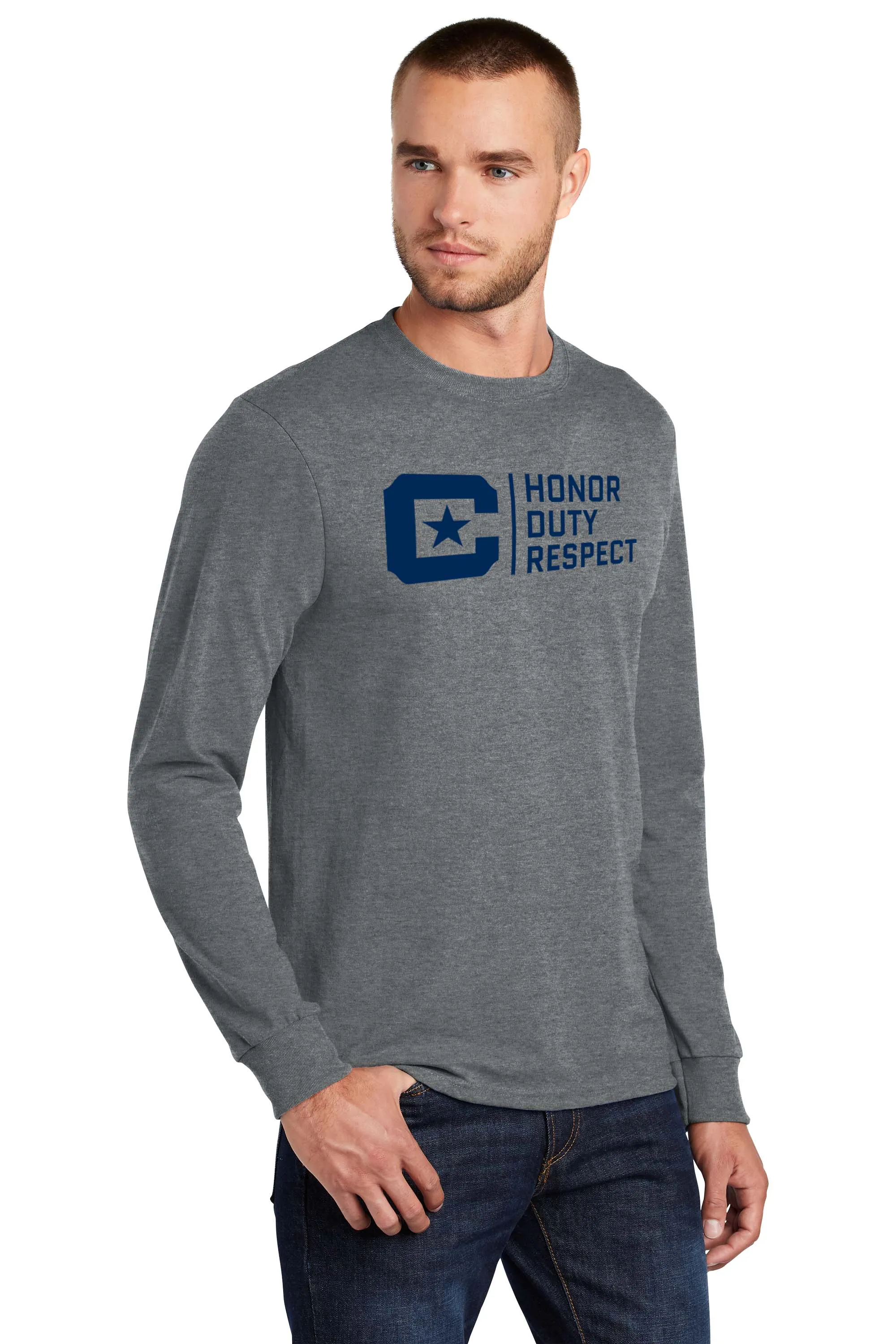 Honor Duty Respect Long Sleeve Core Blend Tee Shirt Core Blend Tee
