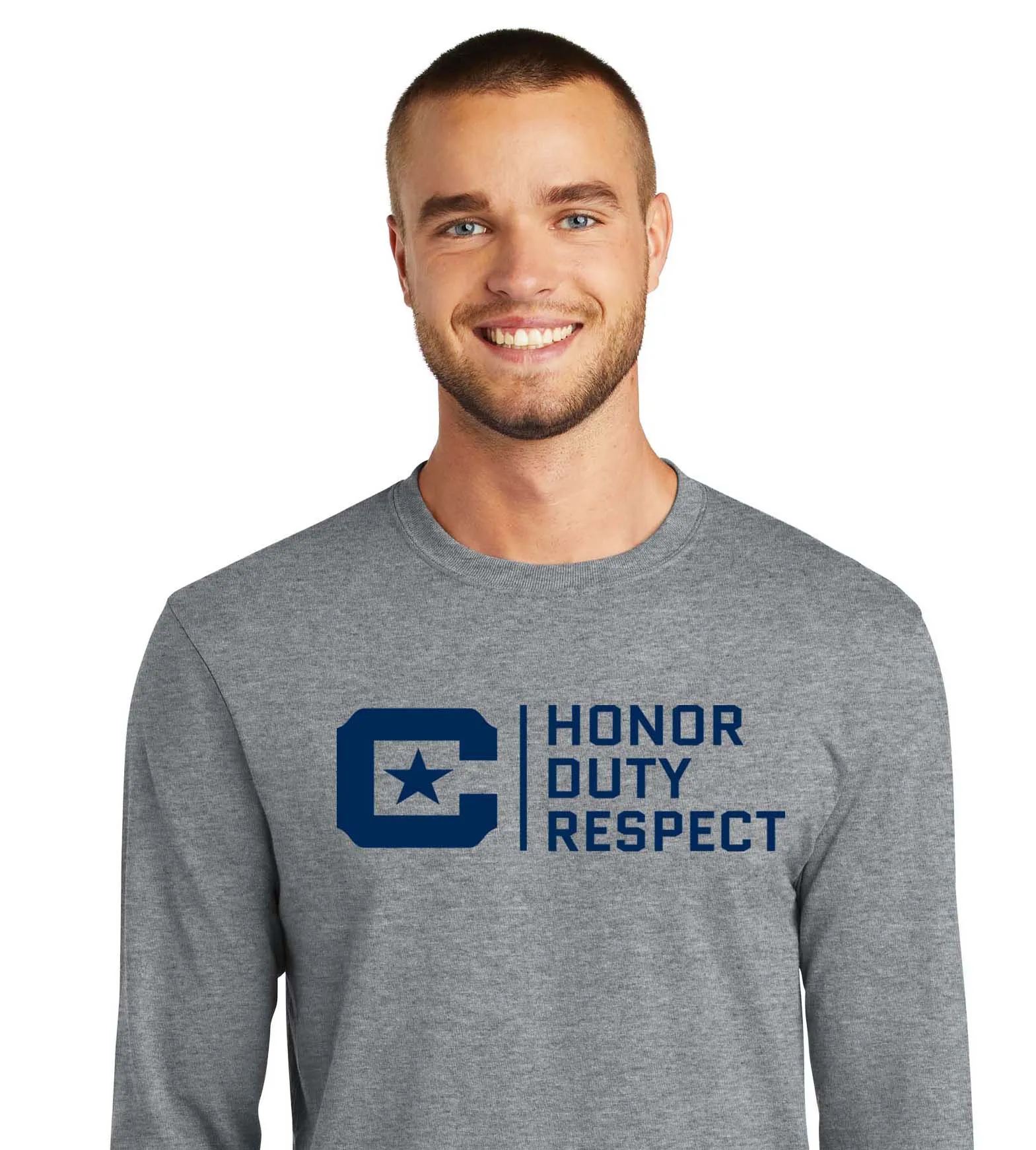 Honor Duty Respect Long Sleeve Core Blend Tee Shirt Core Blend Tee