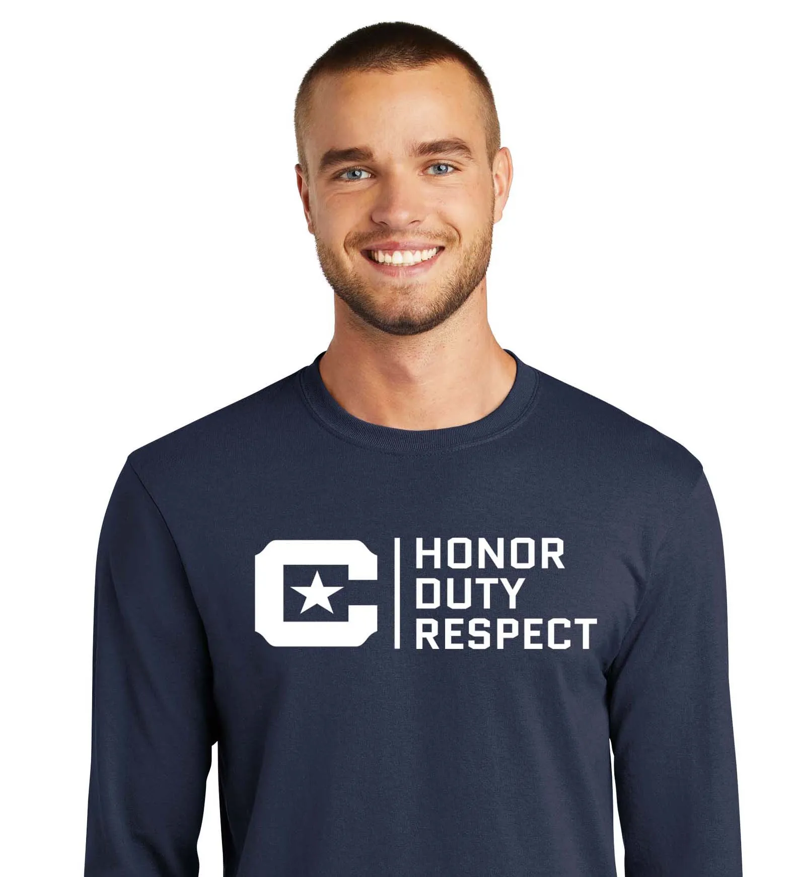 Honor Duty Respect Long Sleeve Core Blend Tee Shirt Core Blend Tee