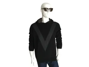Hooded Pull With Silk V
