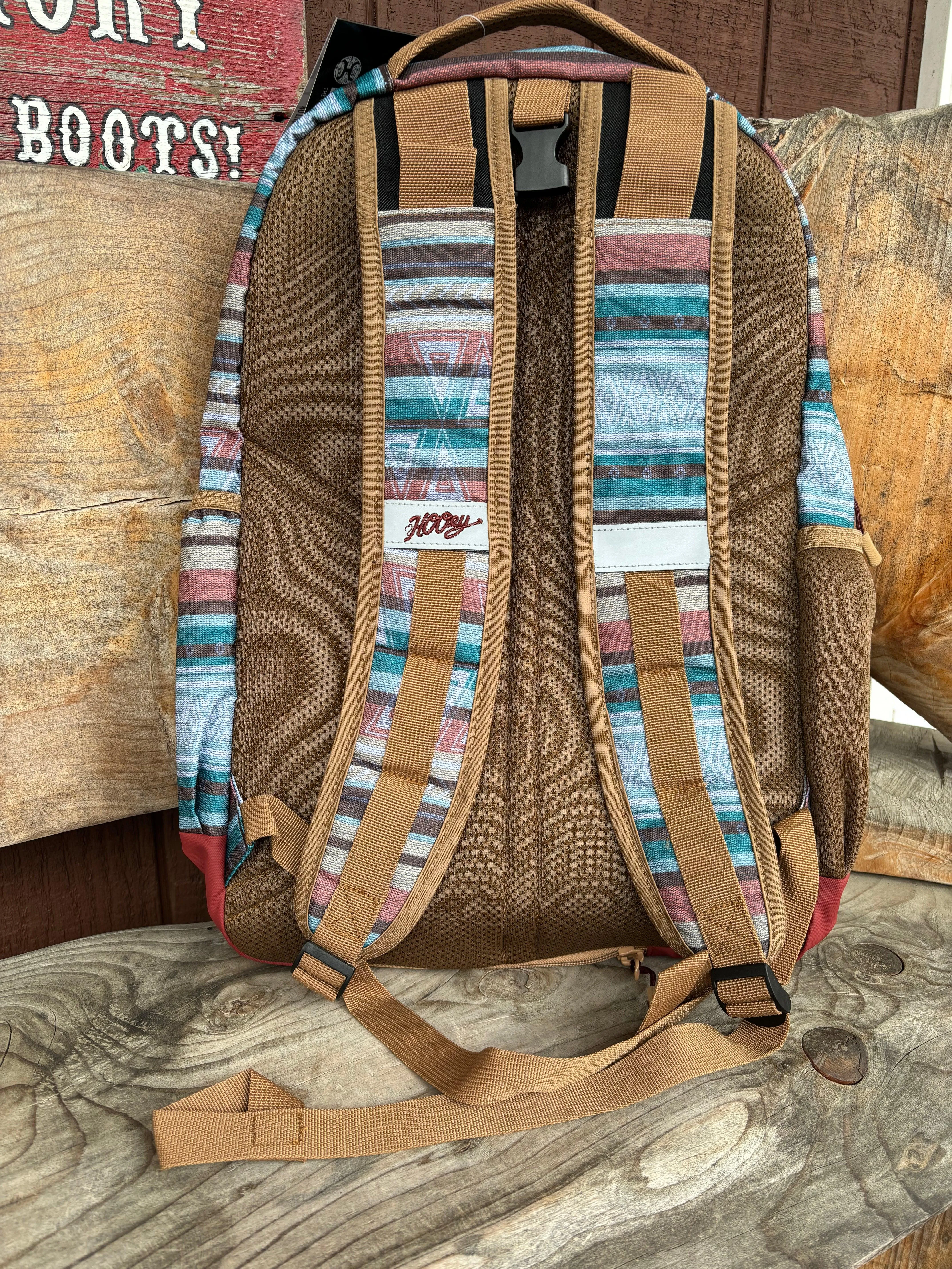 Hooey OX Tan Southwestern Serape Print Backpack BP064SPBU