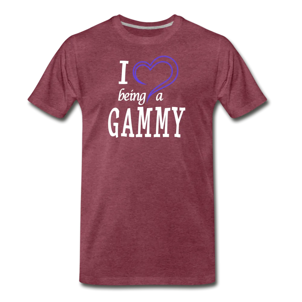 I Heart Being a Gammy Men's Premium T-Shirt (CK1560)