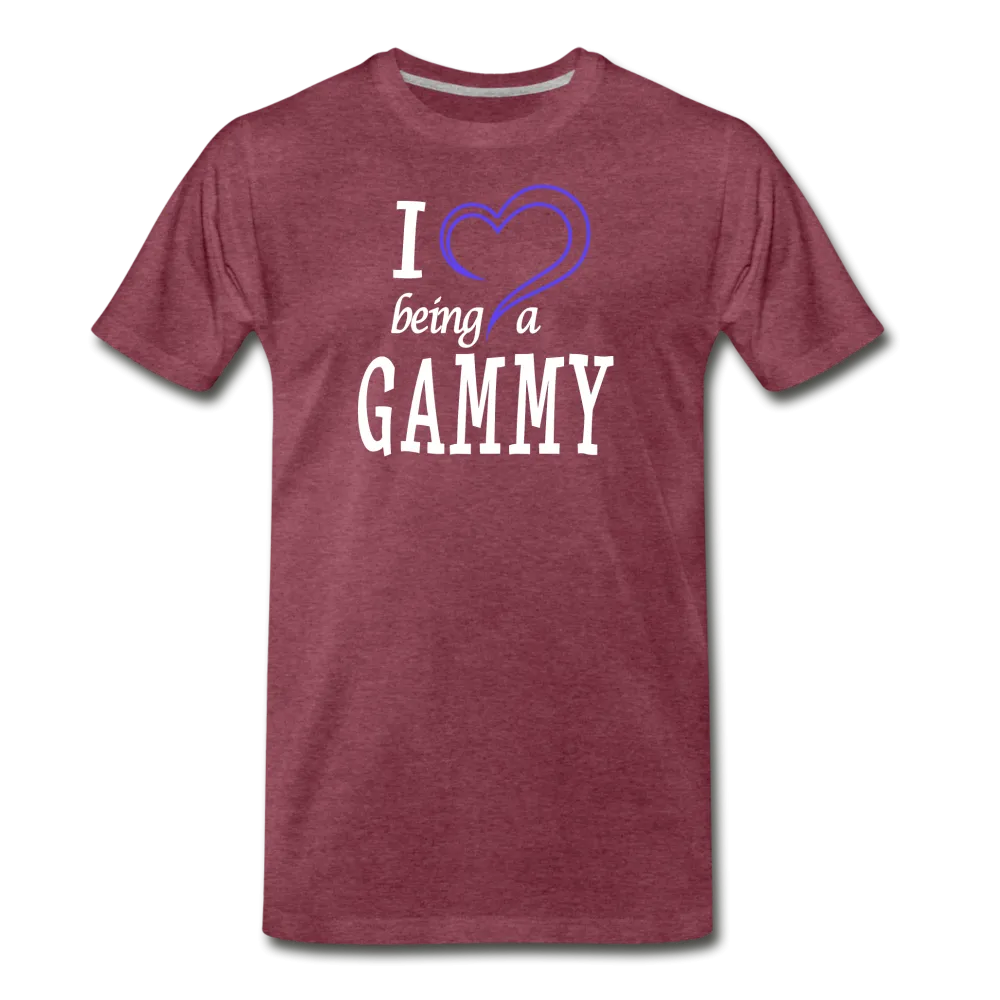 I Heart Being a Gammy Men's Premium T-Shirt (CK1560)