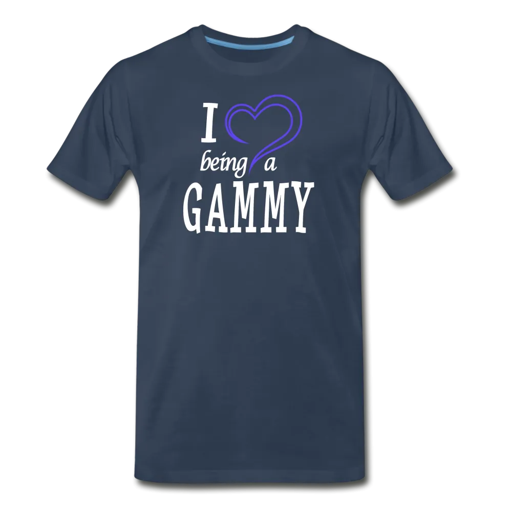 I Heart Being a Gammy Men's Premium T-Shirt (CK1560)