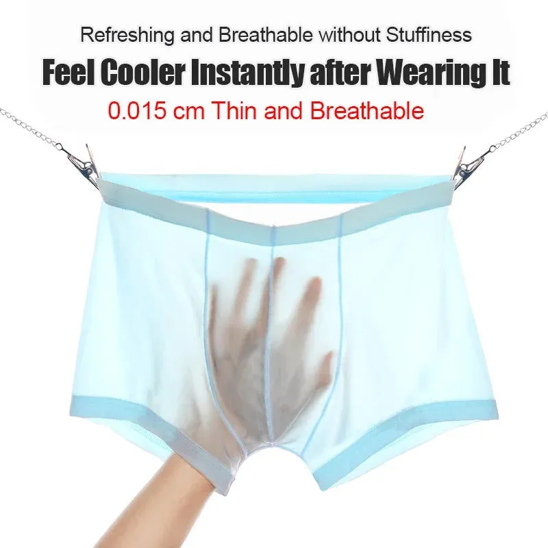 Ice Silk Cool Ultra Thin Men's Trunk