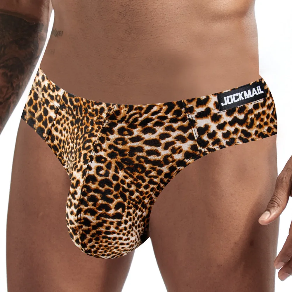 Ice Silk Men's Leopard Thong