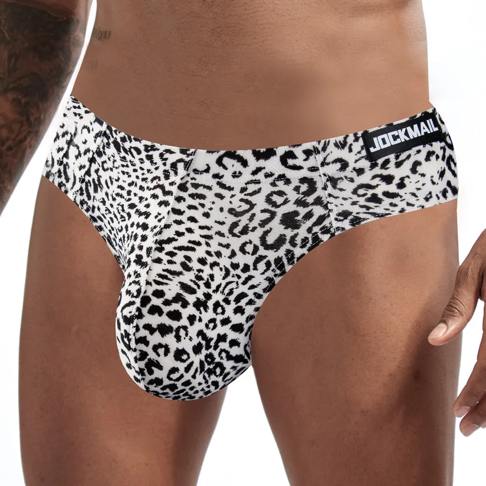 Ice Silk Men's Leopard Thong