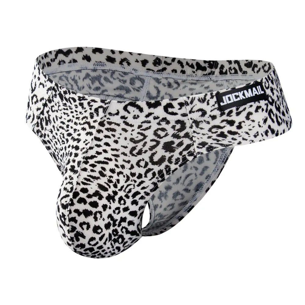 Ice Silk Men's Leopard Thong