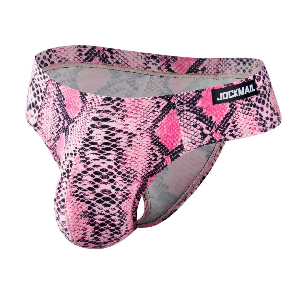 Ice Silk Men's Leopard Thong