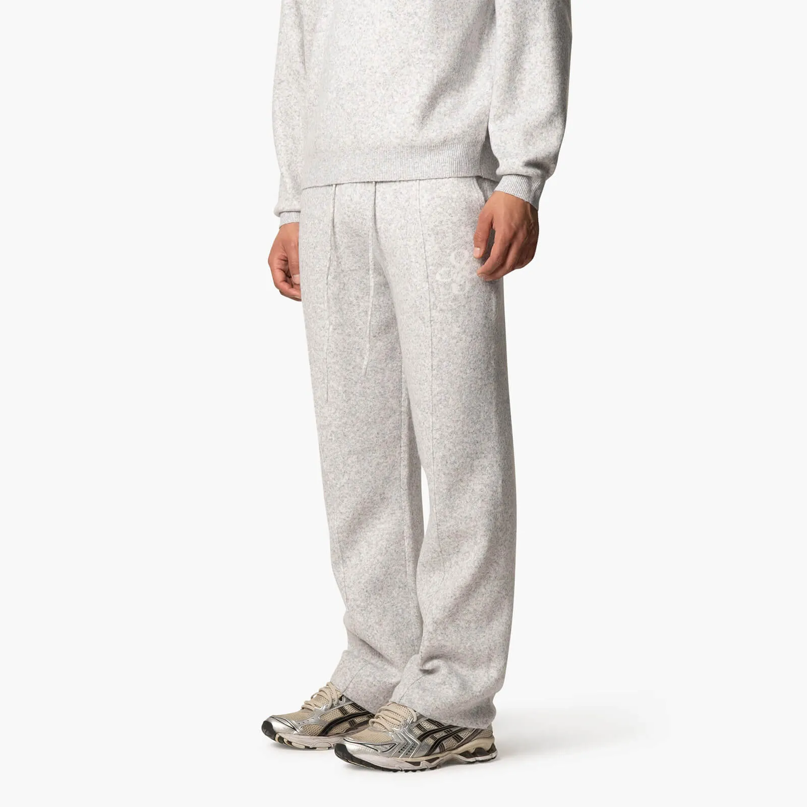 INSIGNIA KNITTED SET | LIGHT HEATHER MELEE