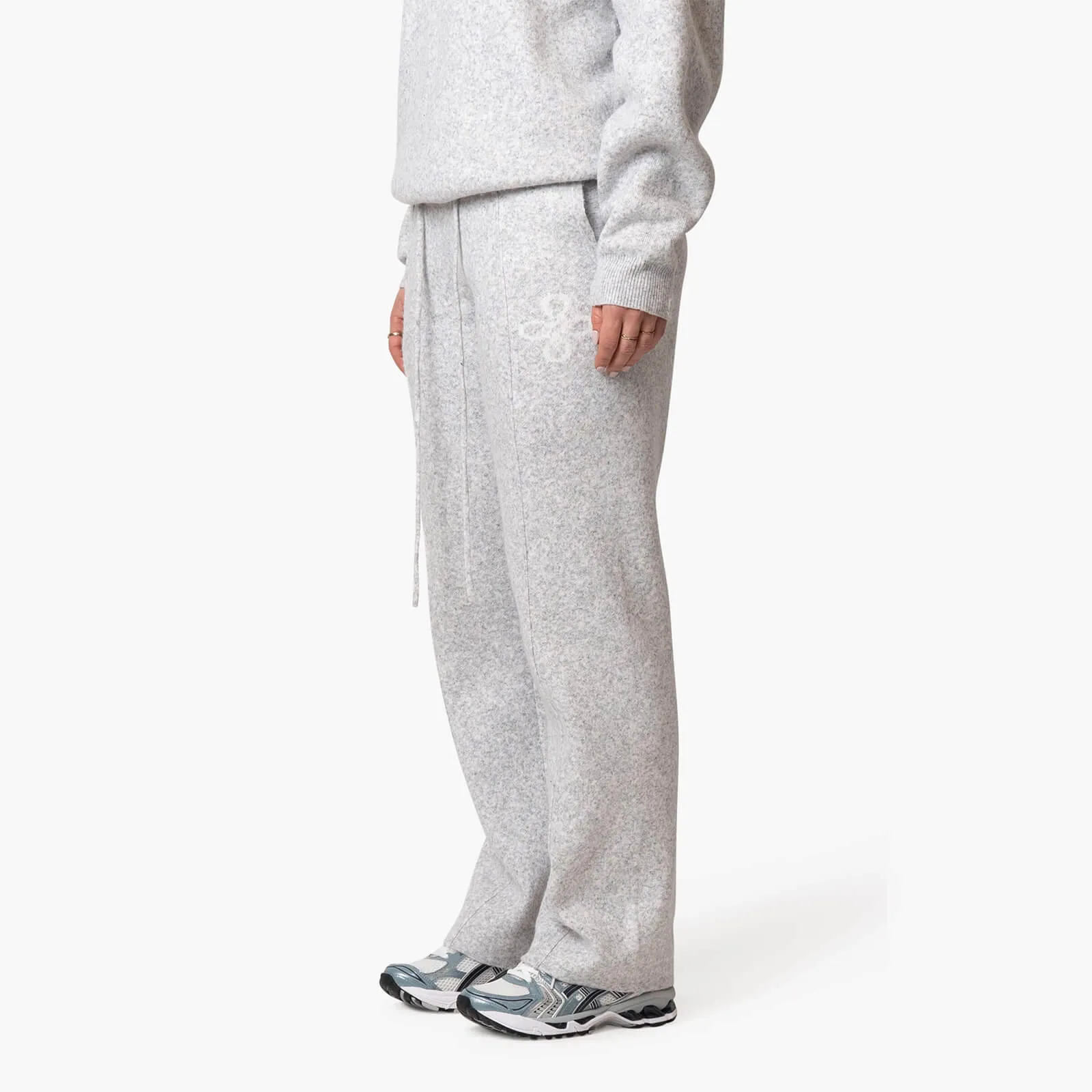 INSIGNIA KNITTED SET | LIGHT HEATHER MELEE